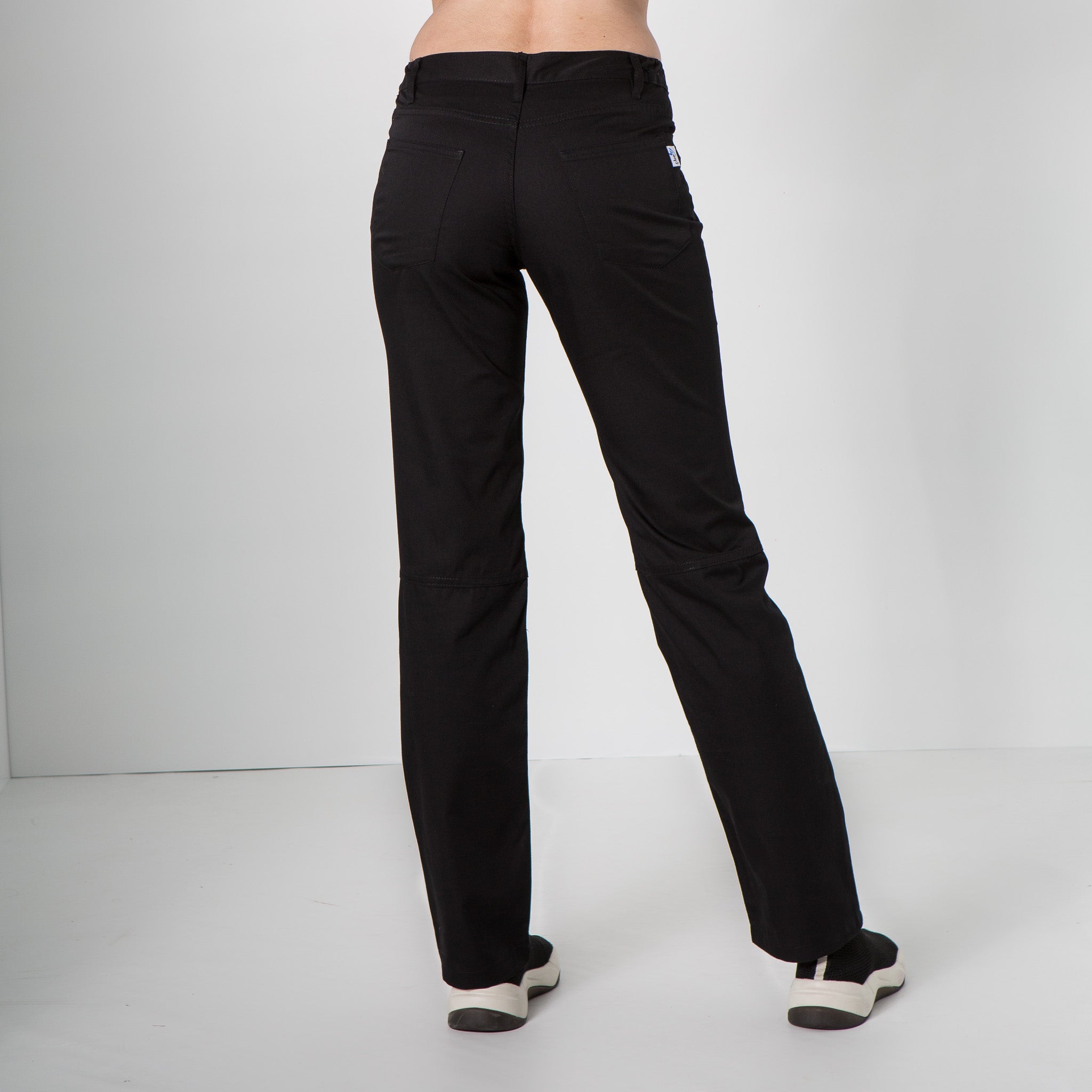 GARY'S Pants pantalon de travail femme noir poches denim