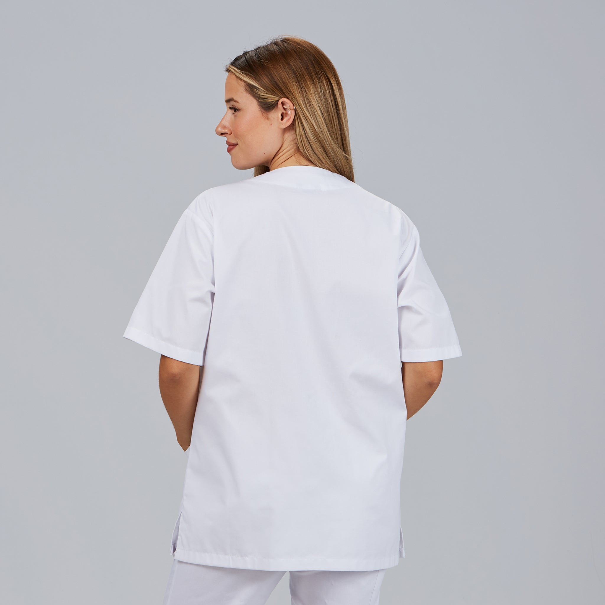 Gary's Blouse Médicale Boutons Blanche Taille M Unisexe