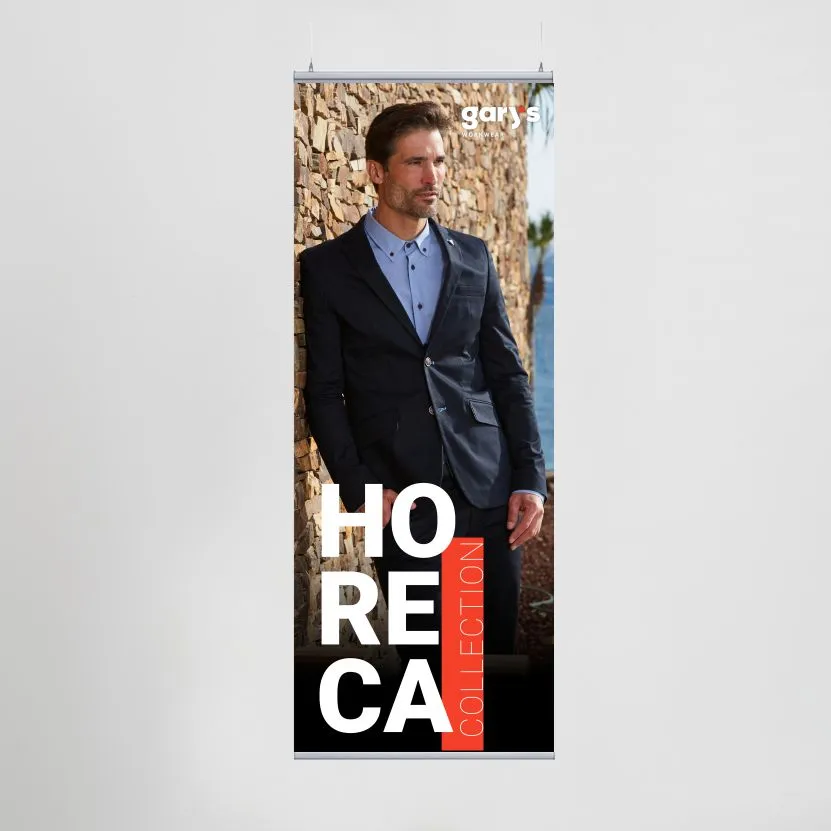Gary's Advertising Material bâche pub tailleur