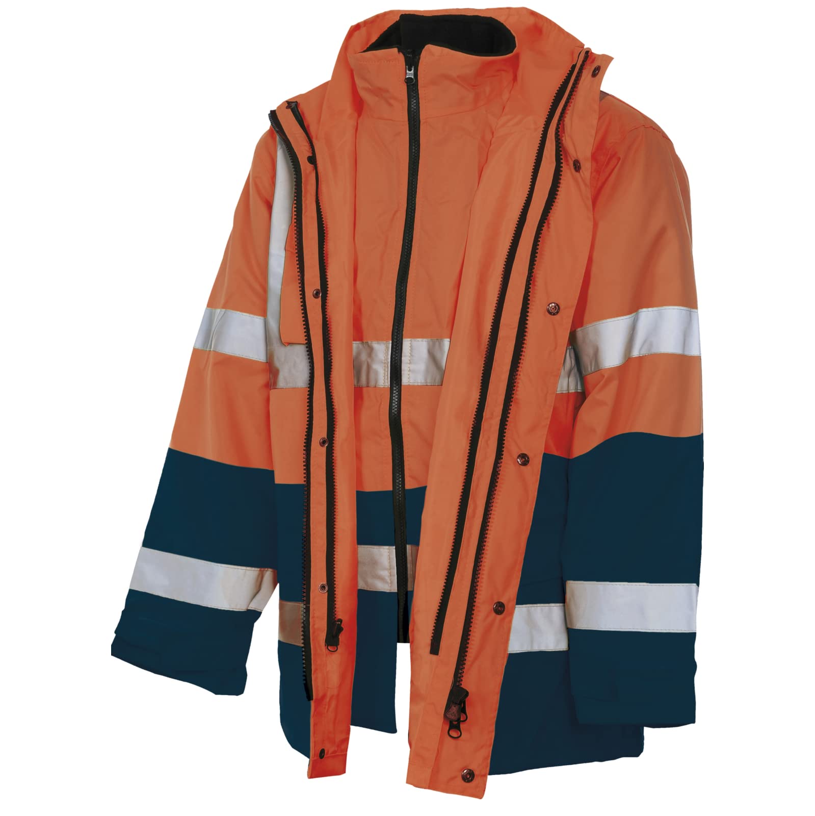 Würth MODYF Fluo parka 4 en 1 haute-visibilité orange
