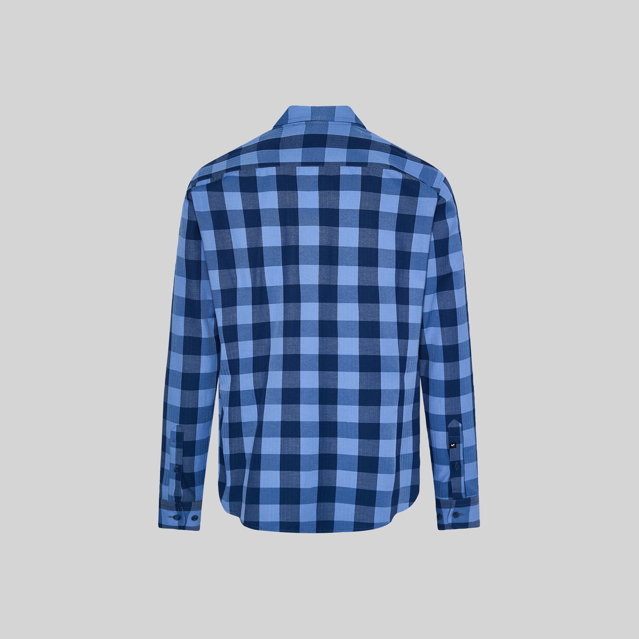 Gary's Augusto 260032 Chemise slim carreaux bleu