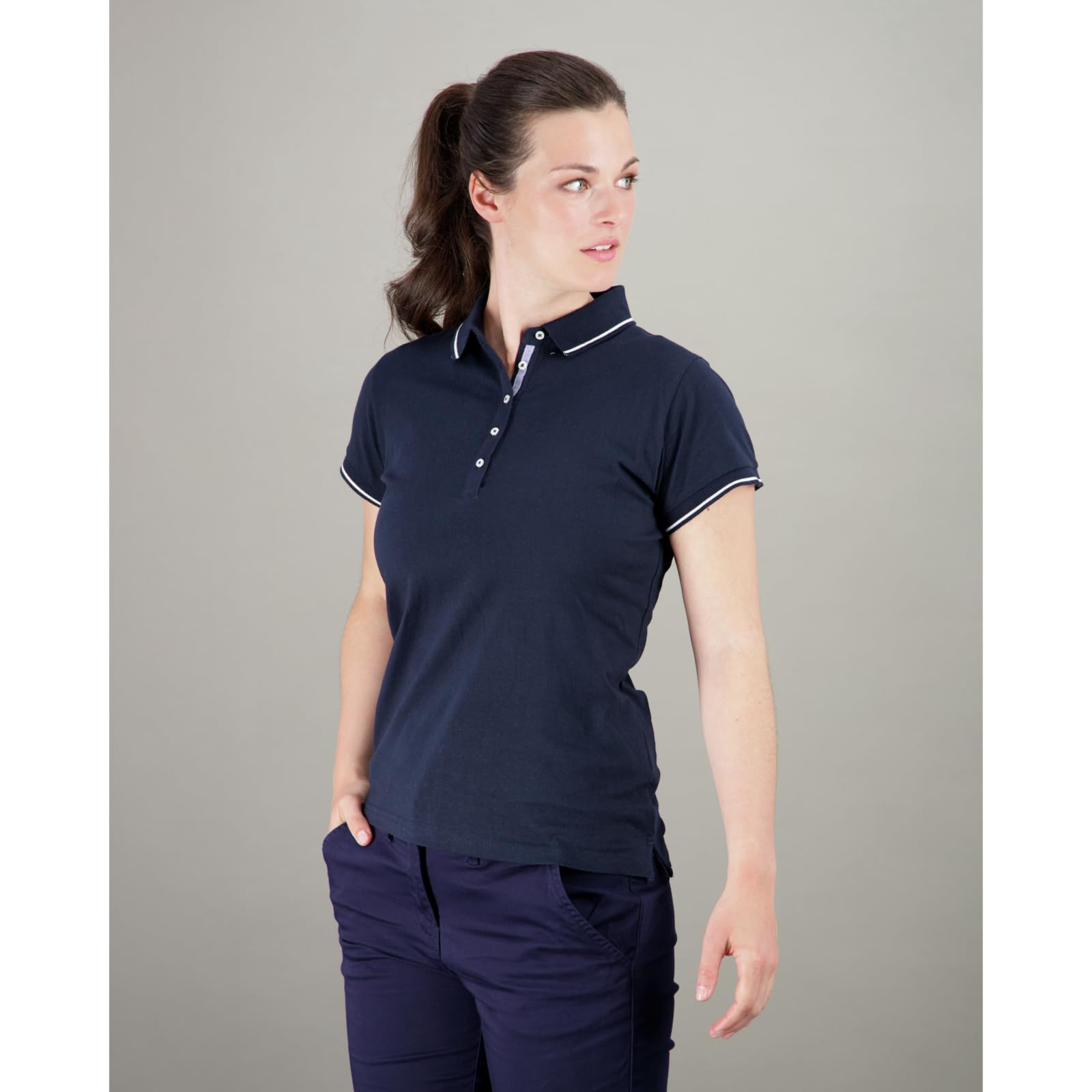 Würth MODYF X-Finity polo travail femme marine 3XL coton