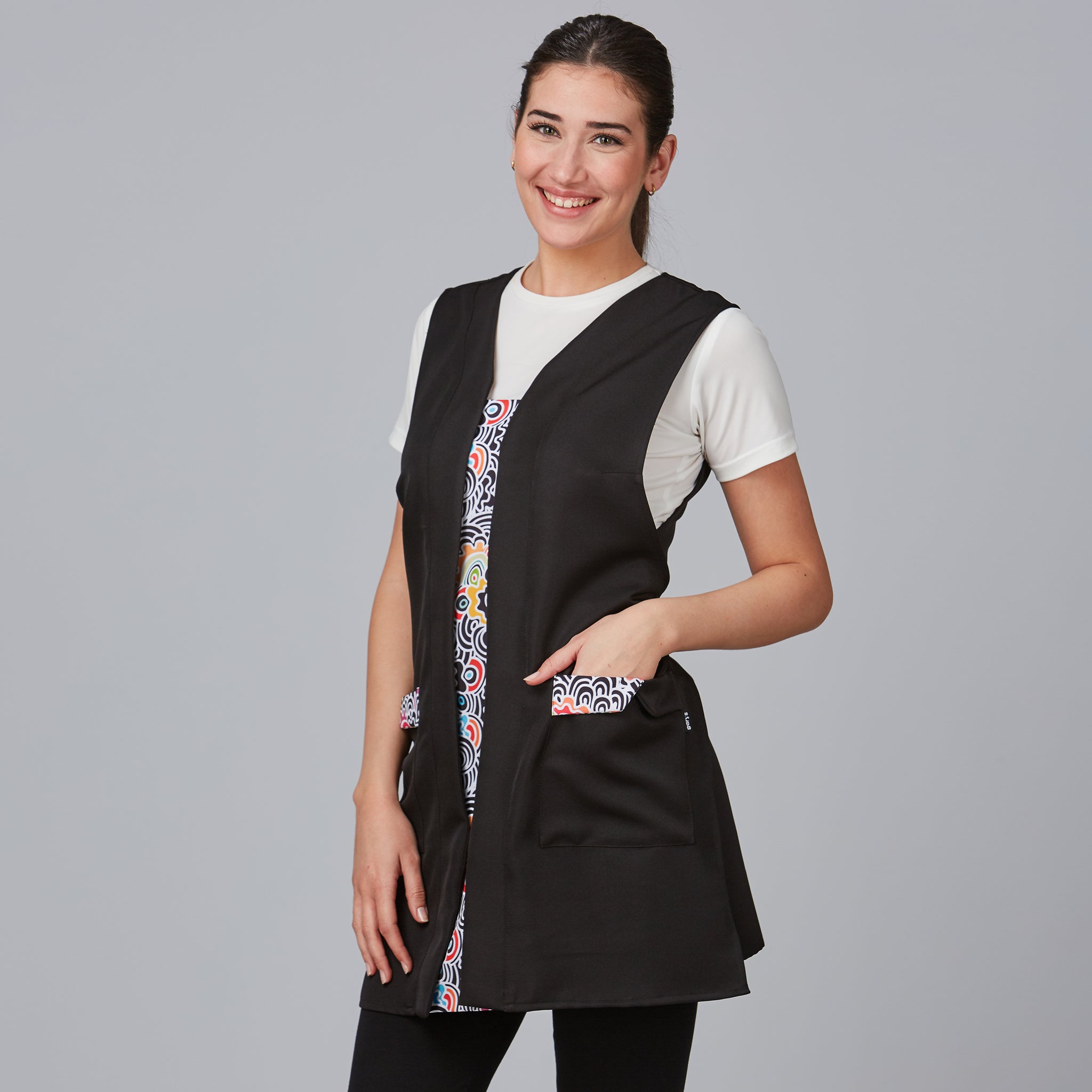Gary's Nenúfar chasuble noire imprimé taille unique