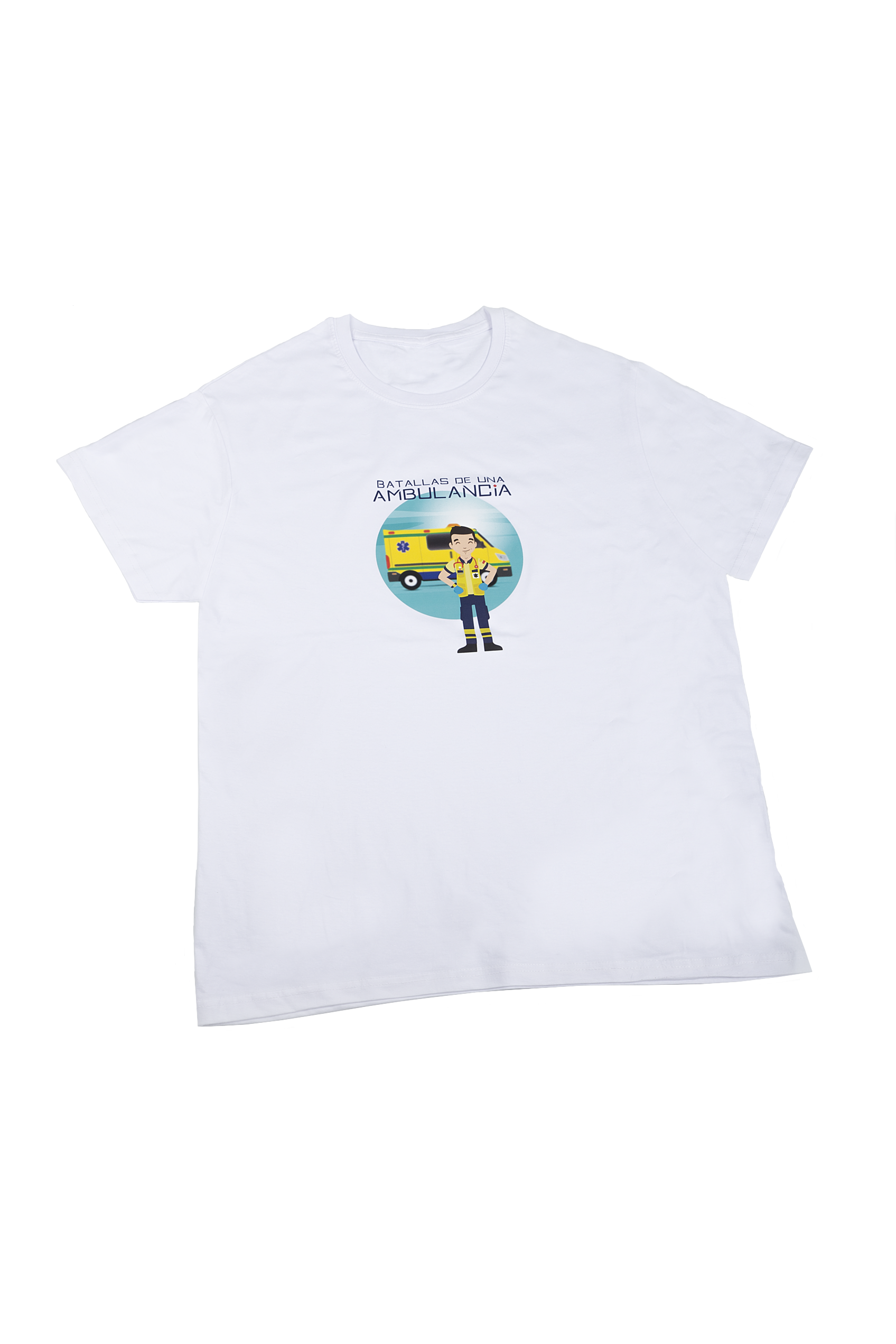 Enfermania Batallas Ambulancia t-shirt blanc homme taille S-2XL
