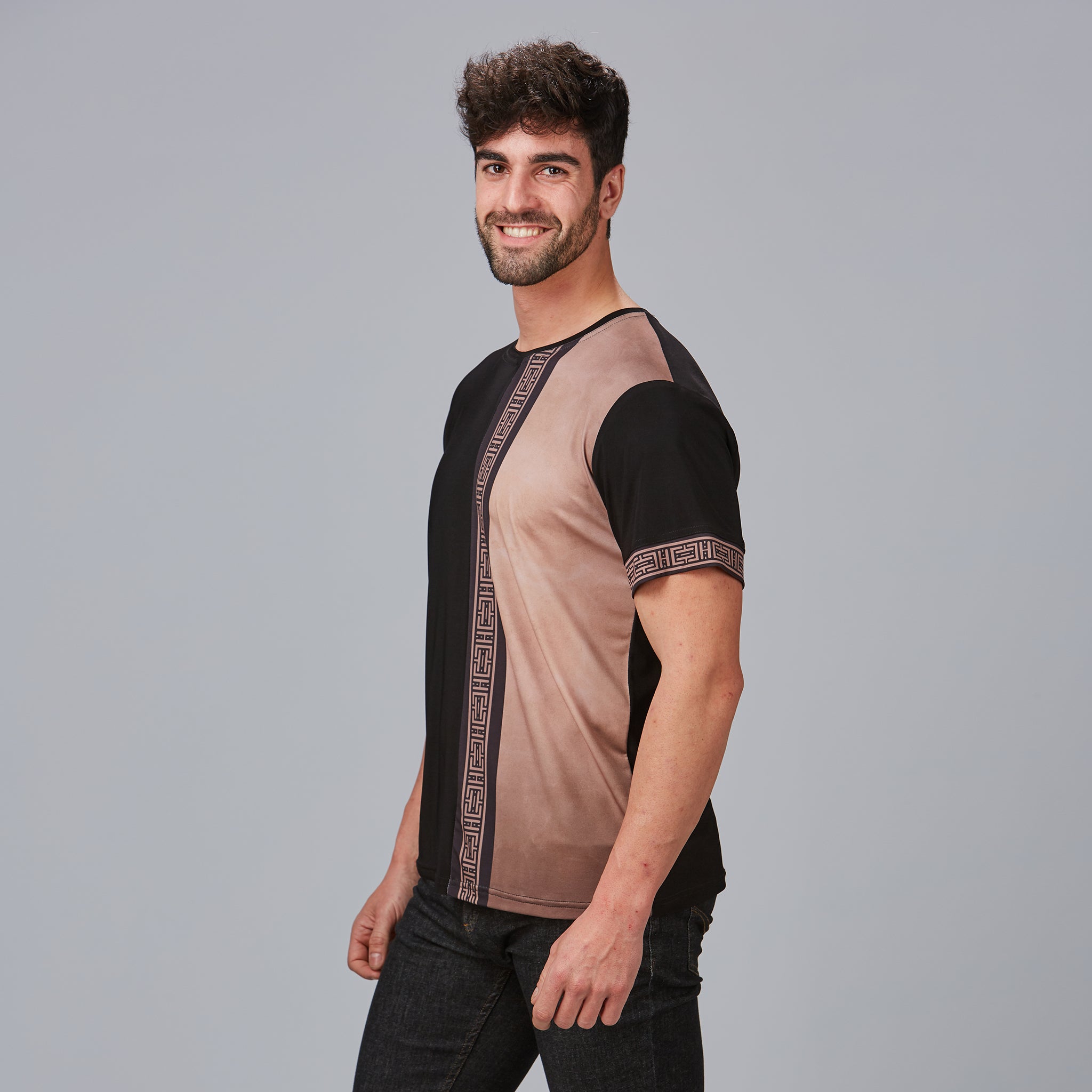 Gary's Brezo T-Shirt Travail Noir Manches Courtes Stretch