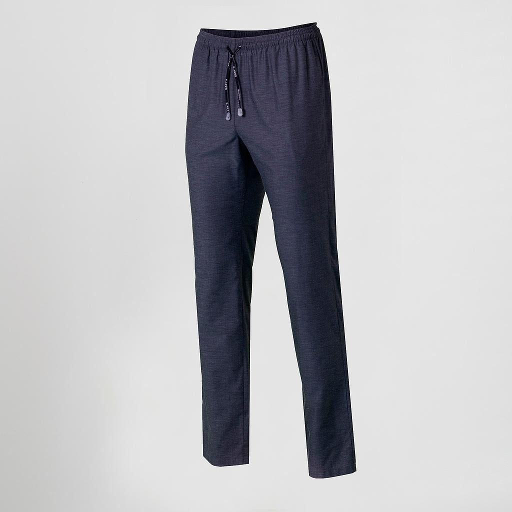 GARY'S Pants pantalon cuisine unisexe chambray gris cordon