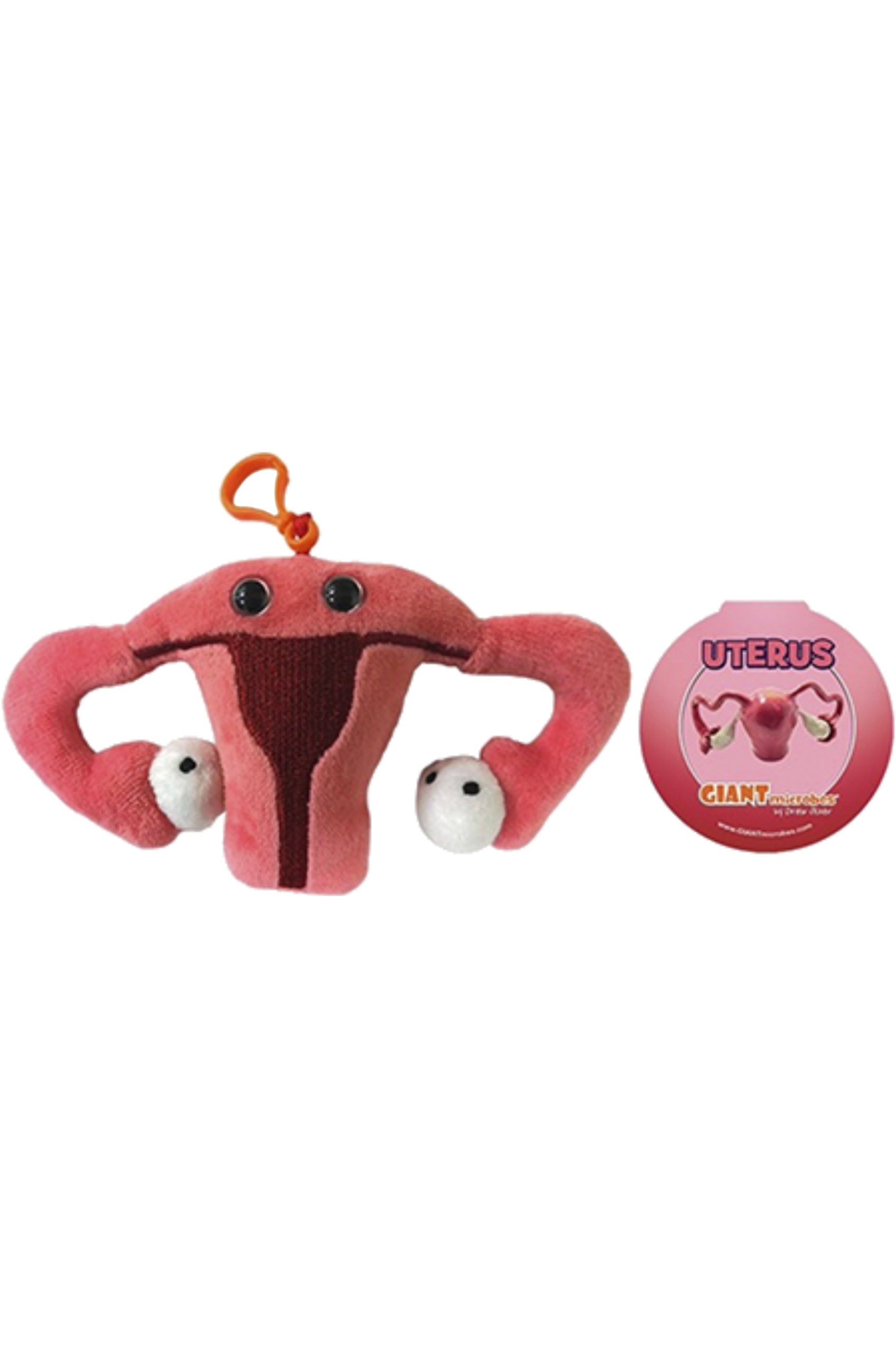 Enfermania Giantmicrobe porte-clés peluche utérus 15 cm