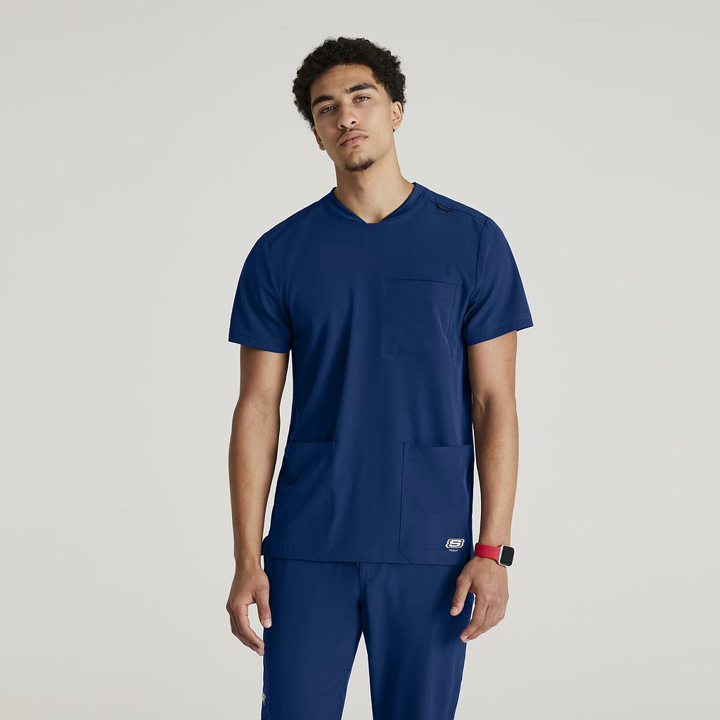 Gary's Thesis Top Barco blouse médicale bleu marine