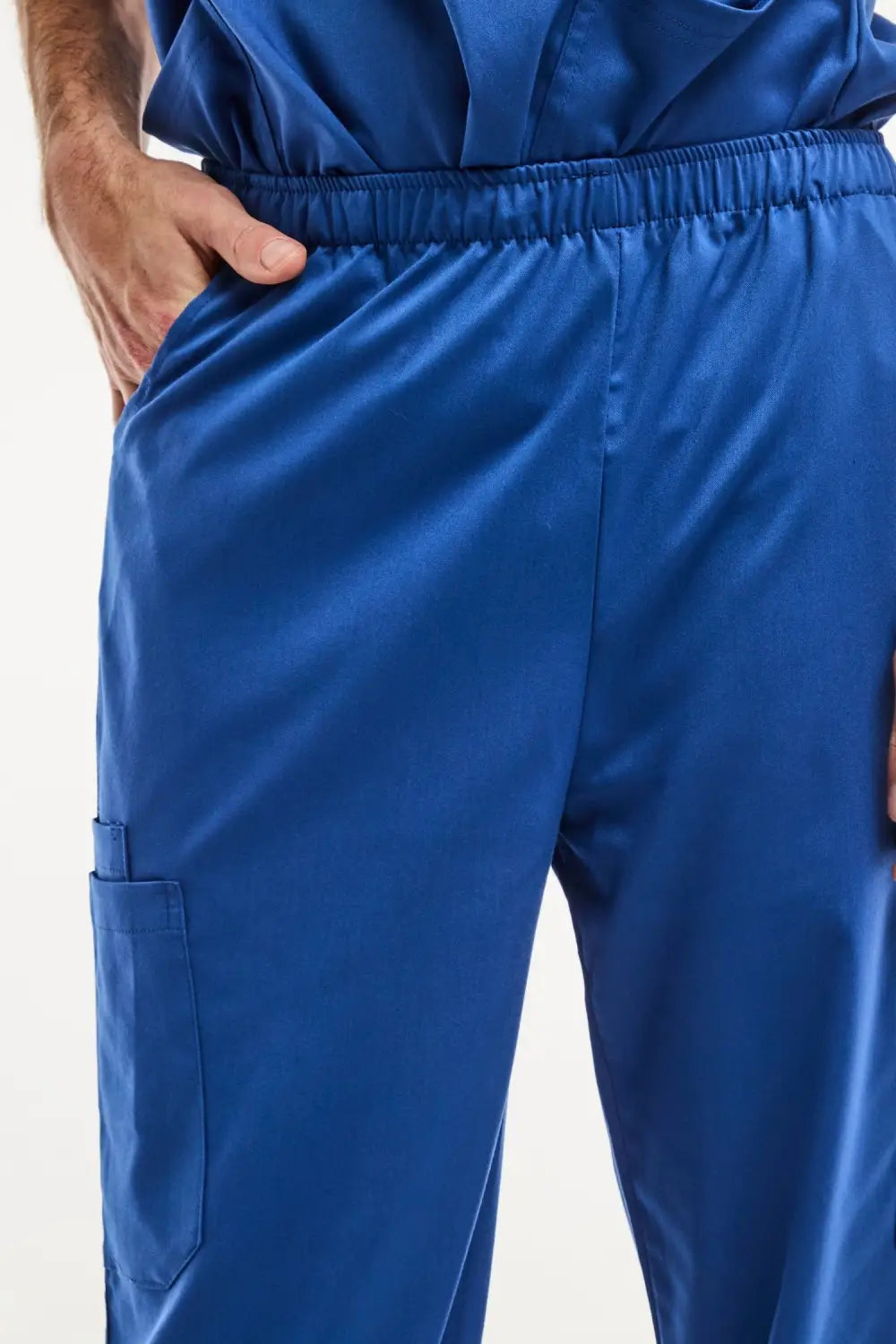 Aelin Luca pantalon médical homme bleu roi stretch