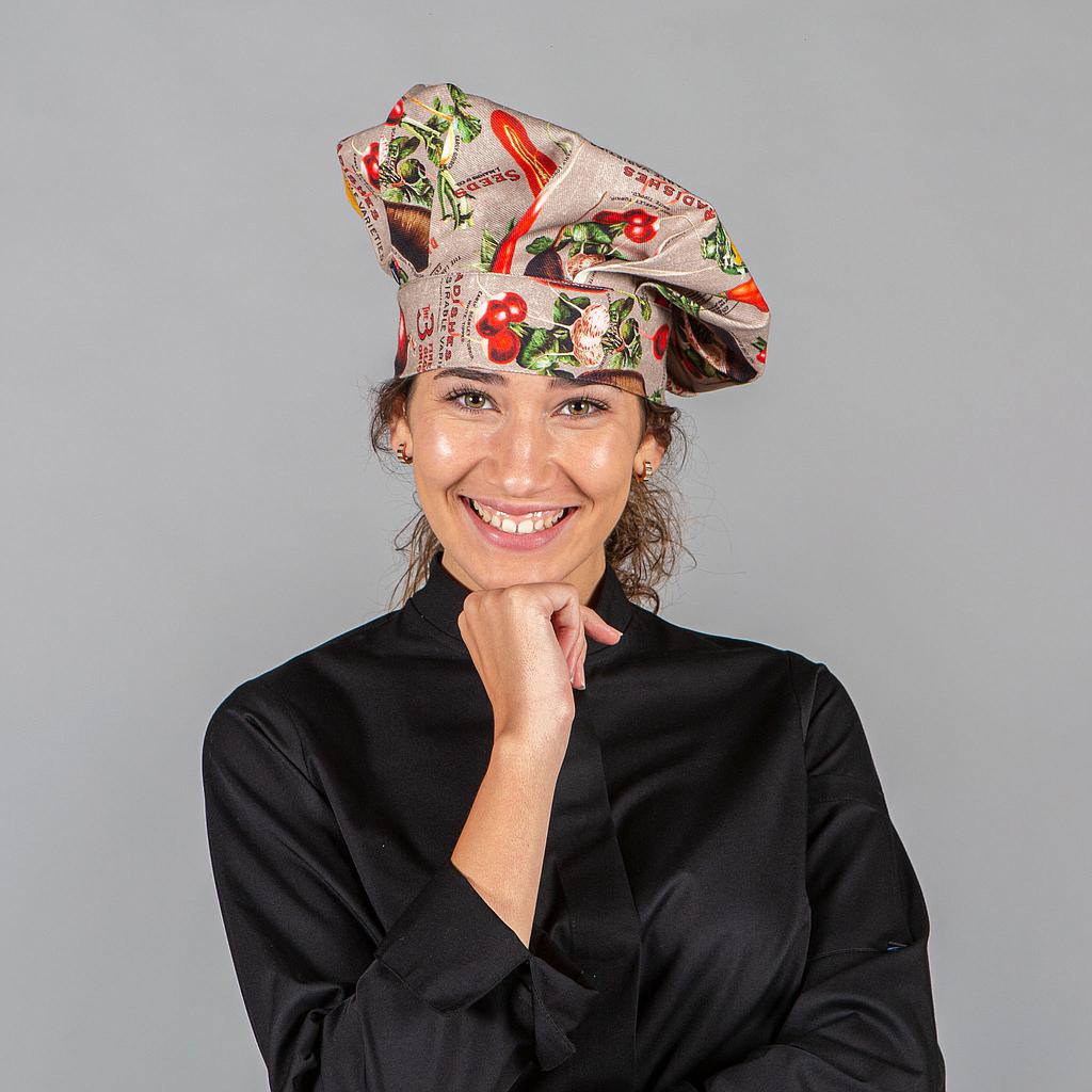 GARY'S Caps chapeau cuisinier coton camouflage taille unique