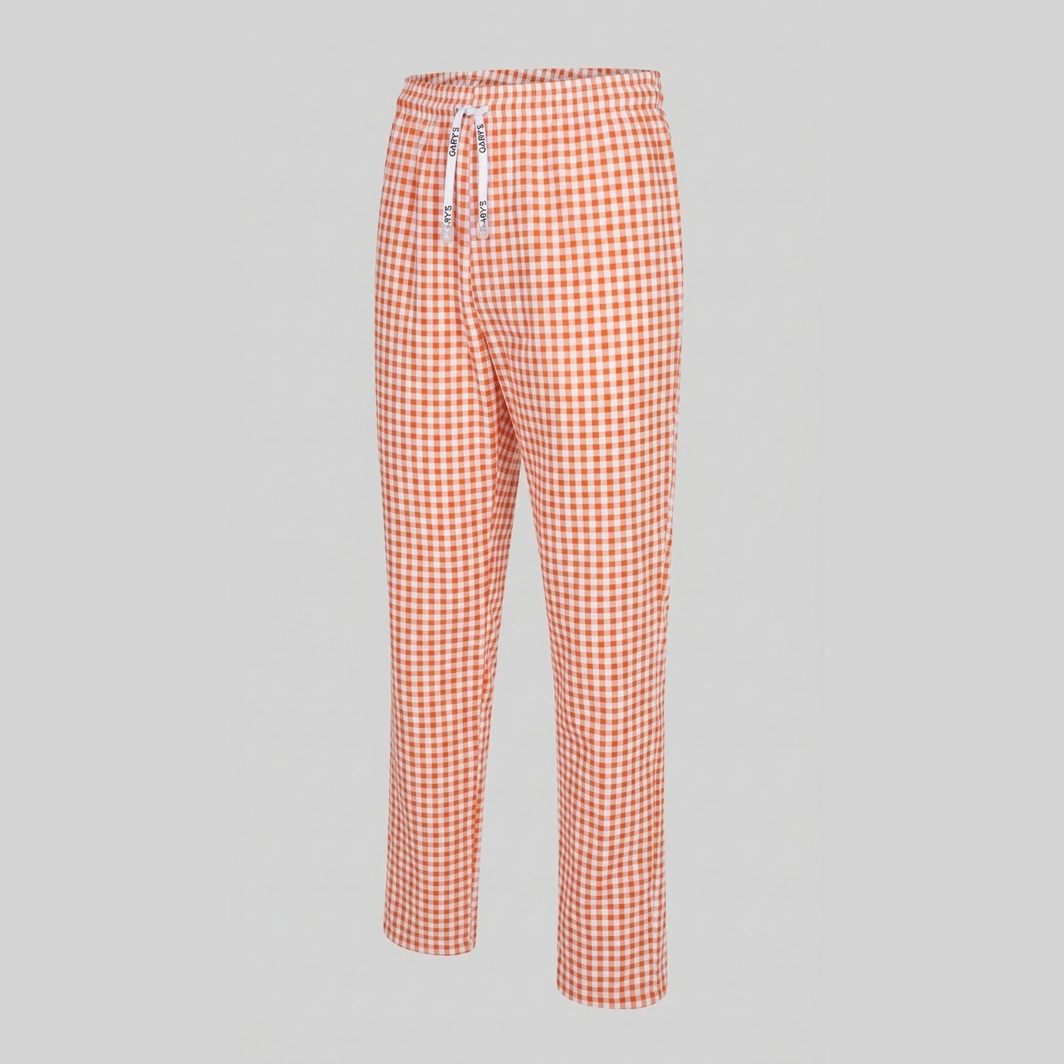 Gary's pantalon cuisine vichy noir cordon unisexe