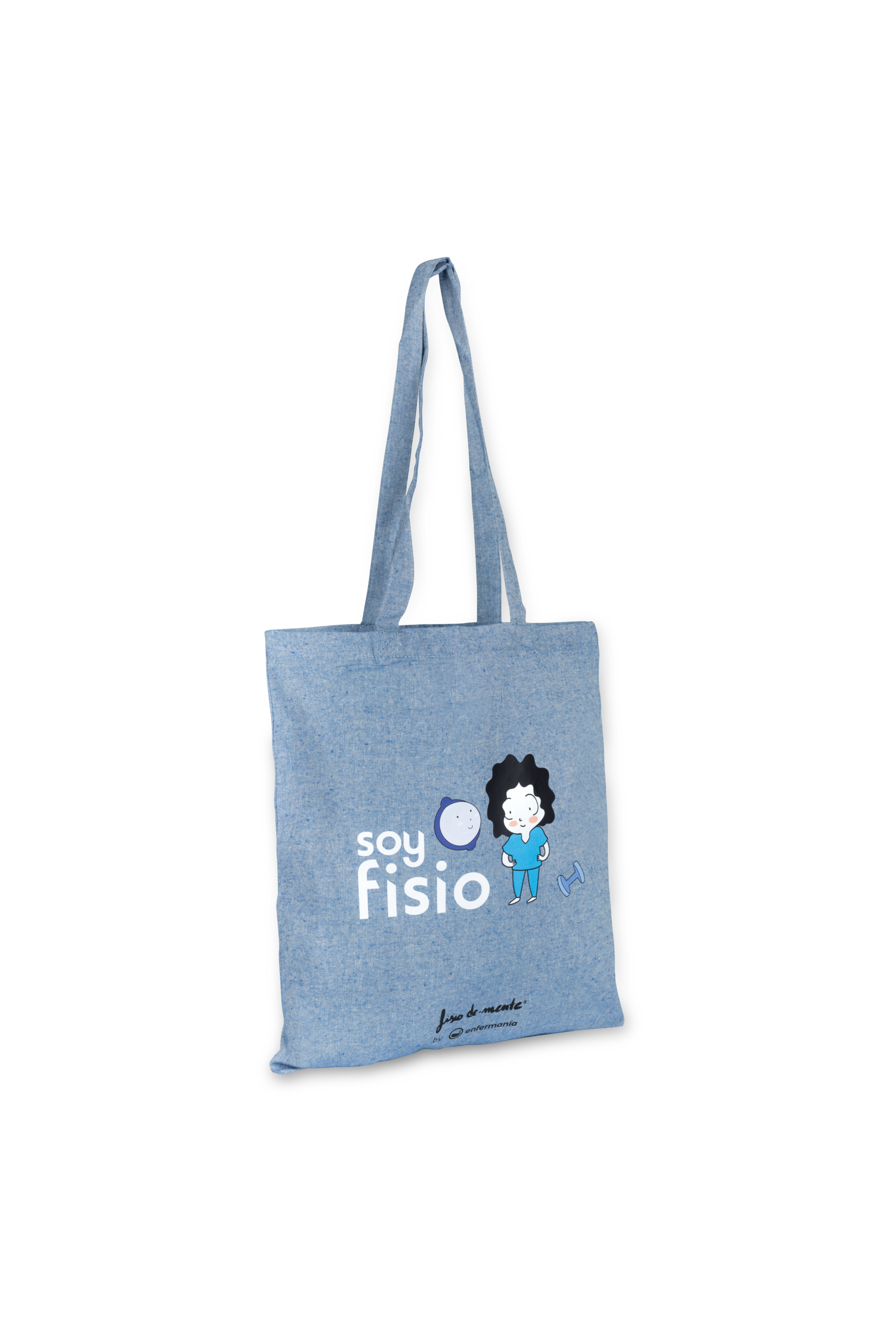 Enfermania Tote Bag bleu physio sac travail lavable