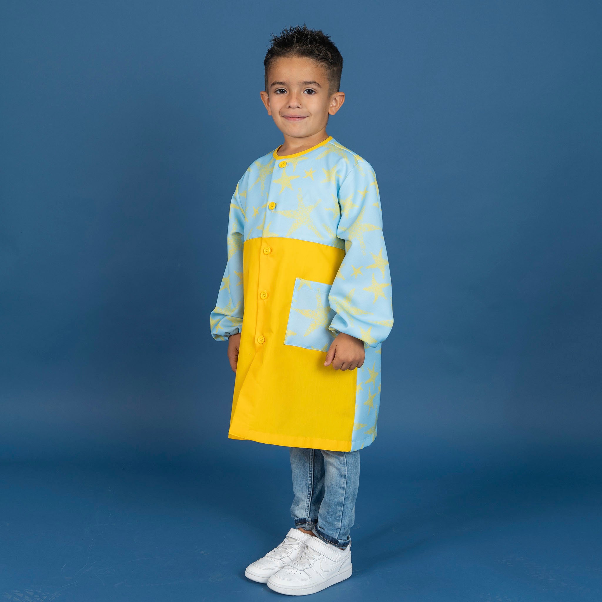 Gary's Children Blouse Lucero Ágatha jaune étoiles