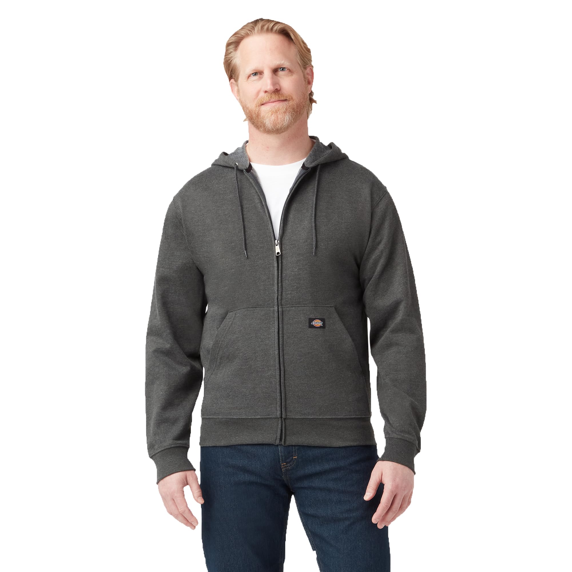 Dickies Sweat Capuche Zip Polaire Travail Noir M