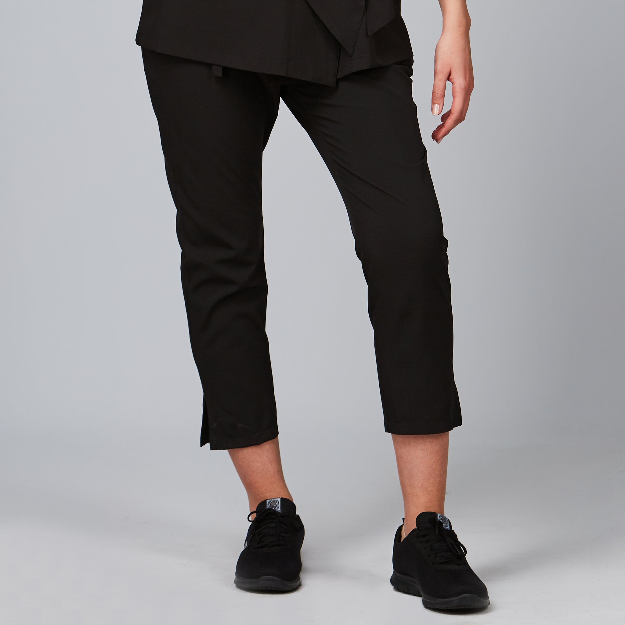 Gary's Pants Rubber Sides pantalon femme noir stretch