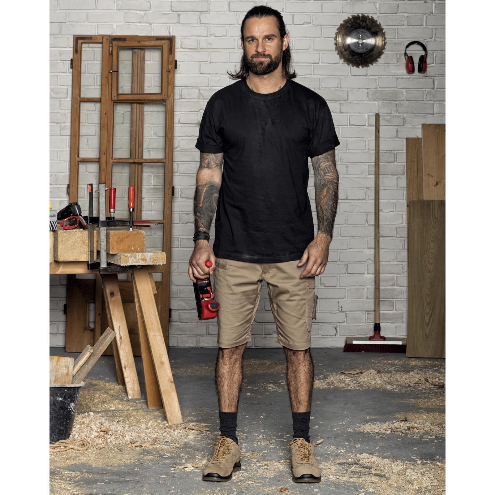 Würth MODYF Stretch X bermuda de travail beige 44