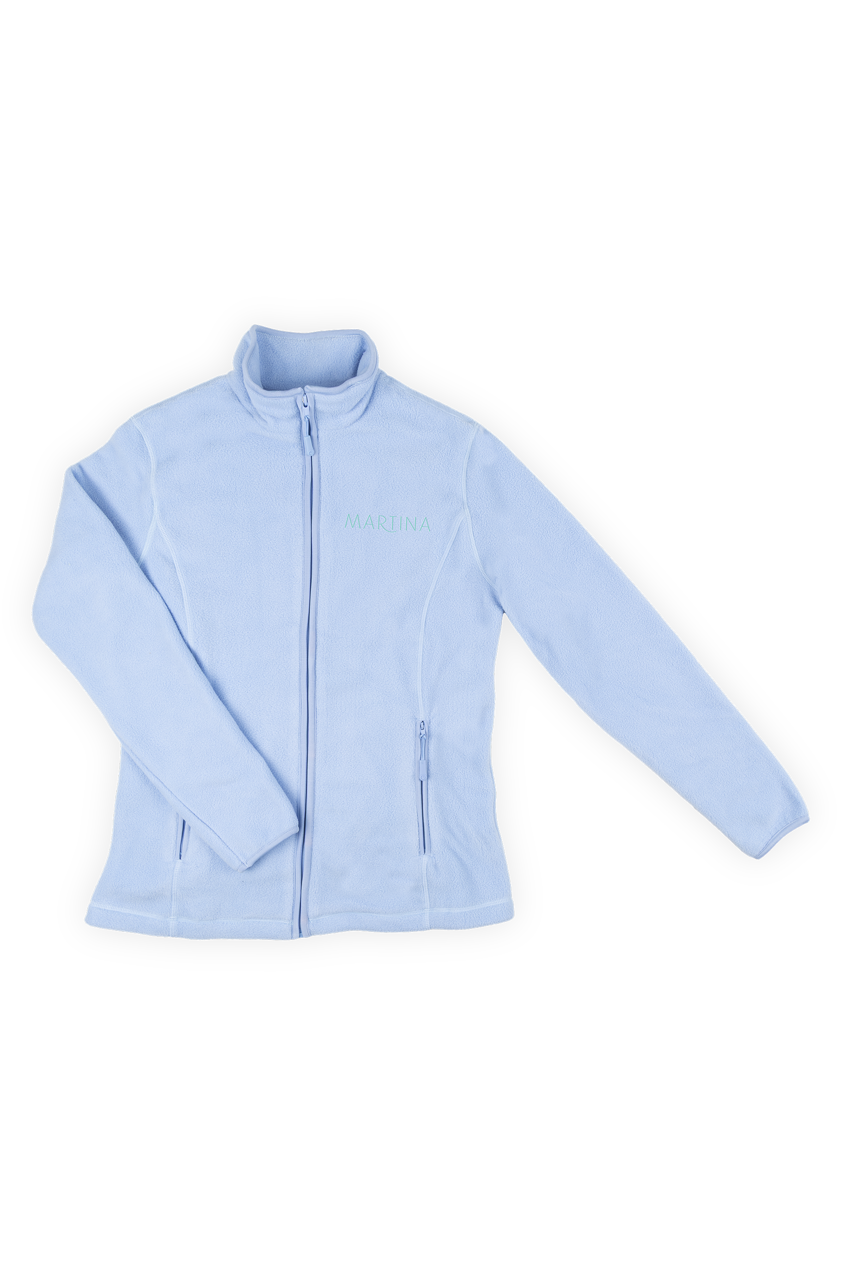 Enfermania polaire médicale femme Sweet bleu brodée chaude