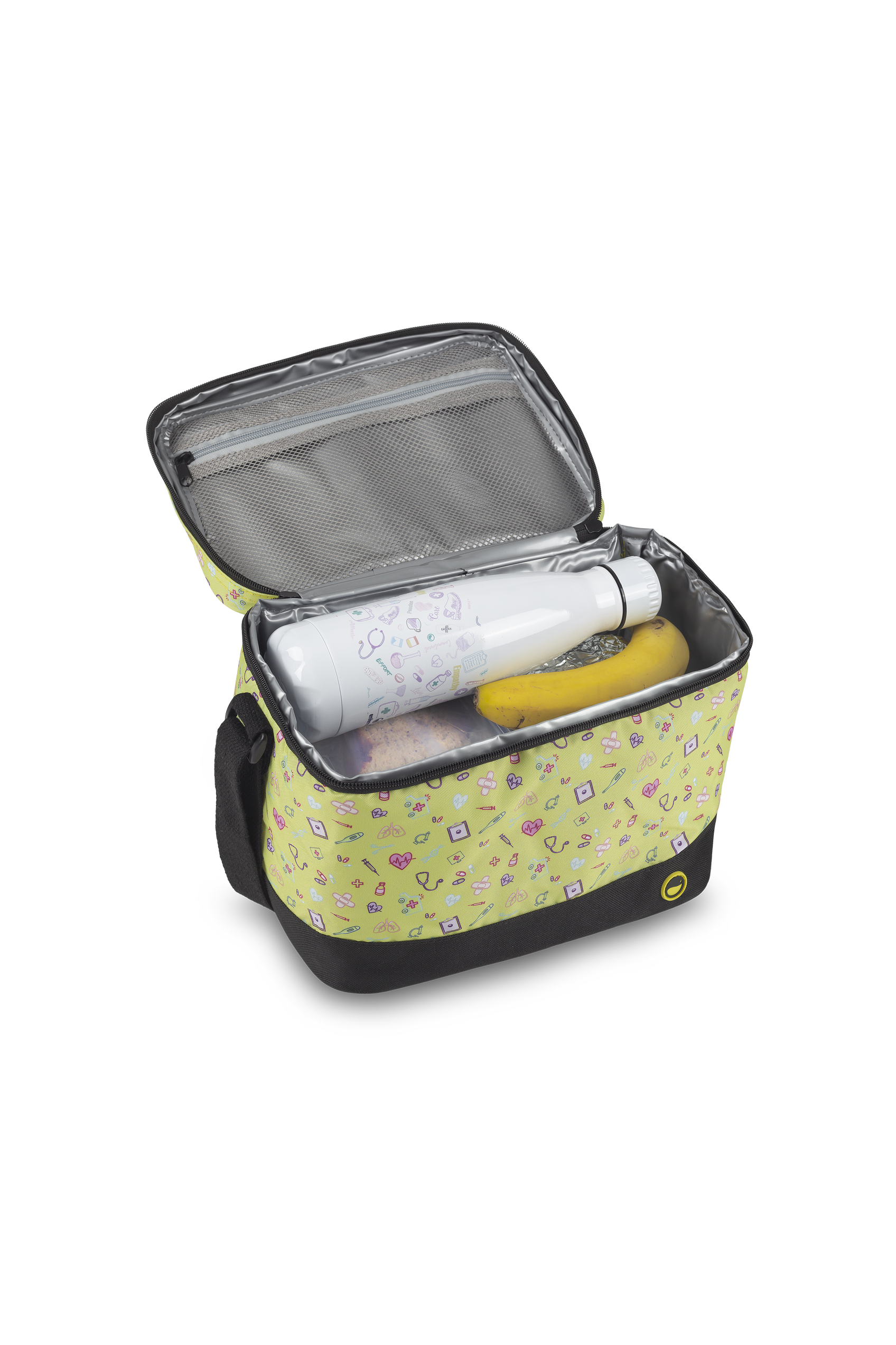 Enfermania Lemon sac isotherme repas 10,5 L noir jaune