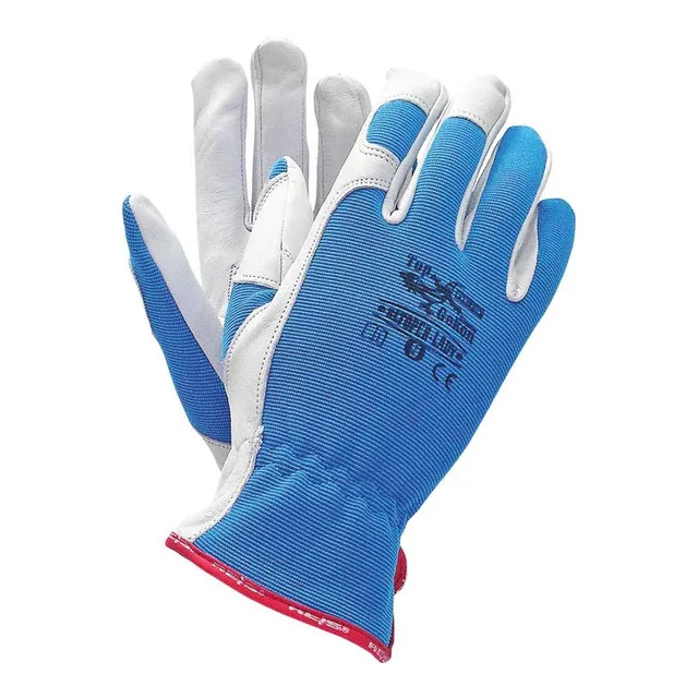 Reis Rltoper-Lady7 gants travail cuir chevre bleu taille 7 lot 12