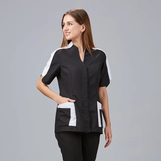 Gary's Poppy blouse esthétique noire anti-poil