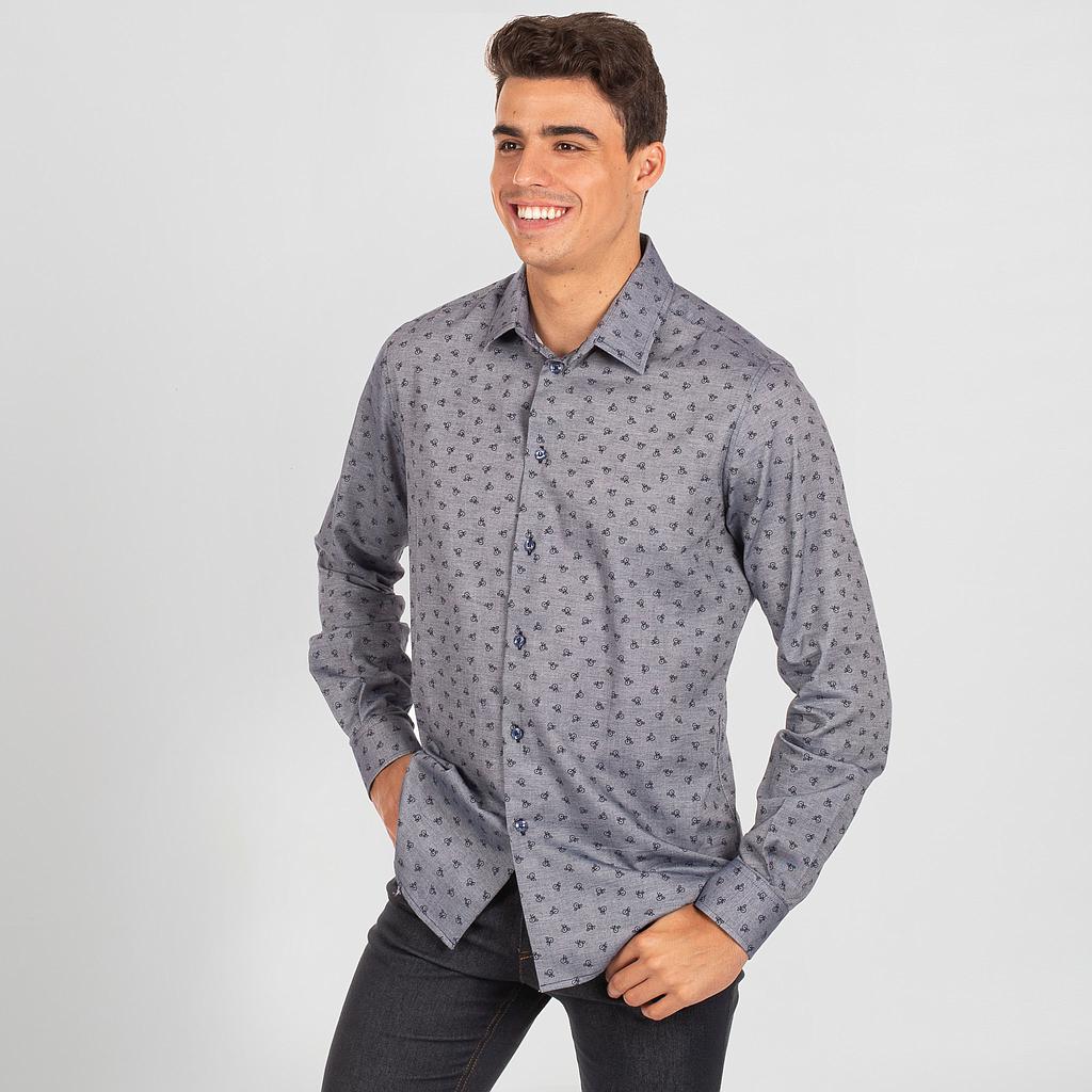 Gary's Enrico chemise homme slim coton vélos