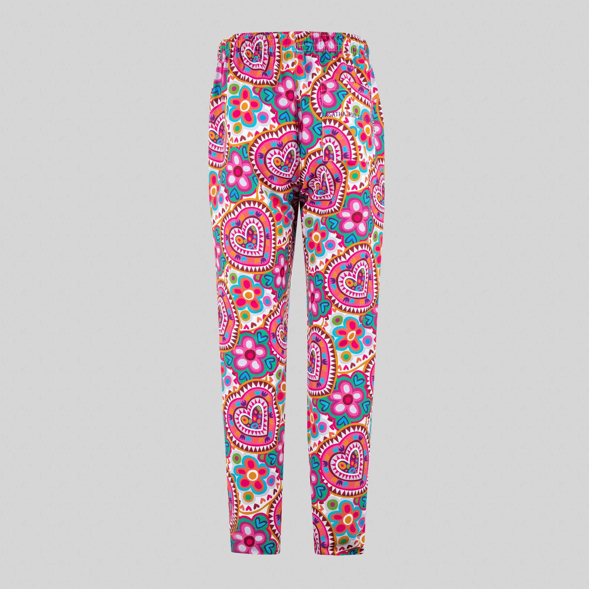 Gary's Agatha Pantalon travail unisexe Cuore Rosa