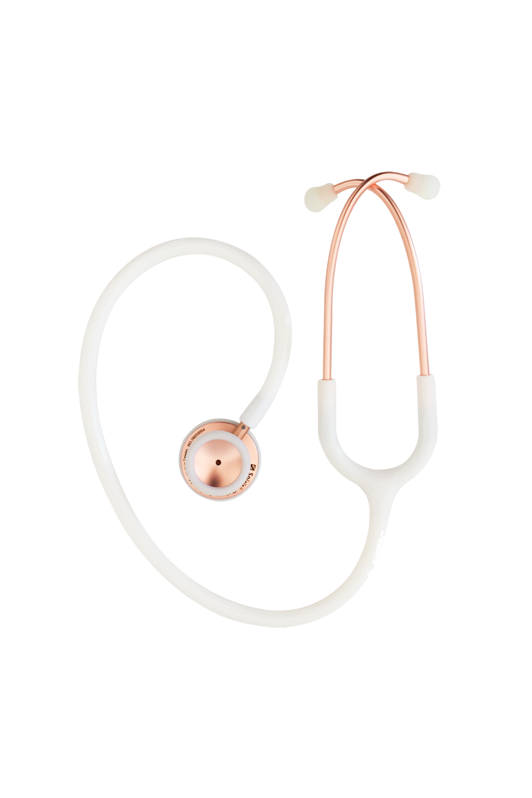 Enfermania Spirit Rose-Gold stéthoscope blanc double pavillon