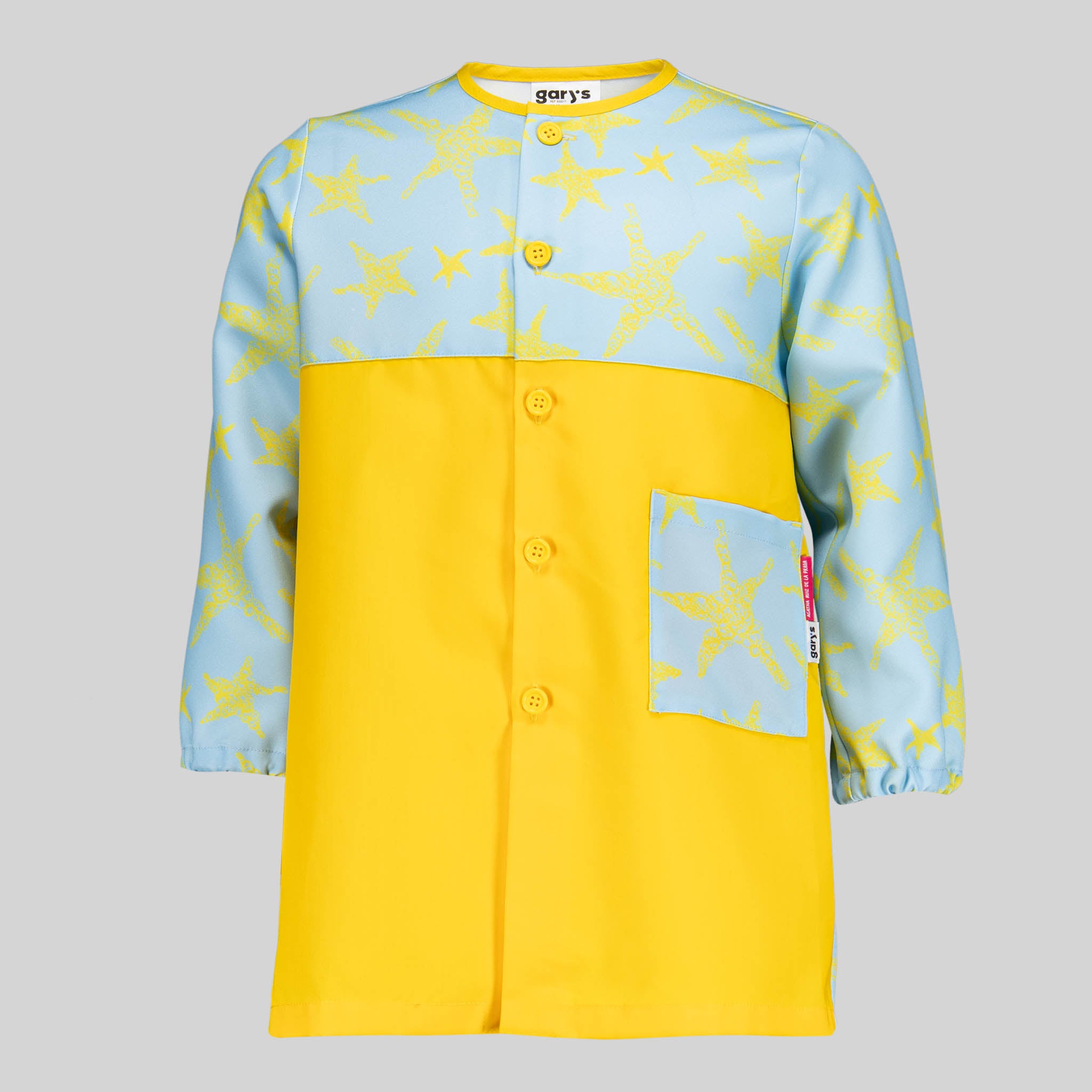 Gary's Children Blouse Lucero Ágatha jaune étoiles