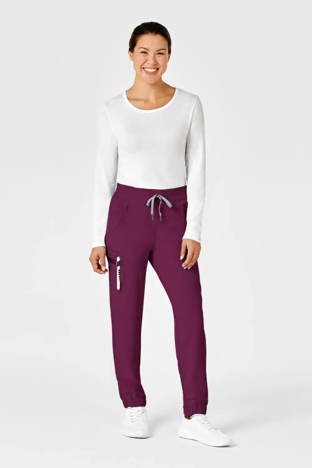 Aelin EMMA RENEW Pantalon médical bordeaux femme