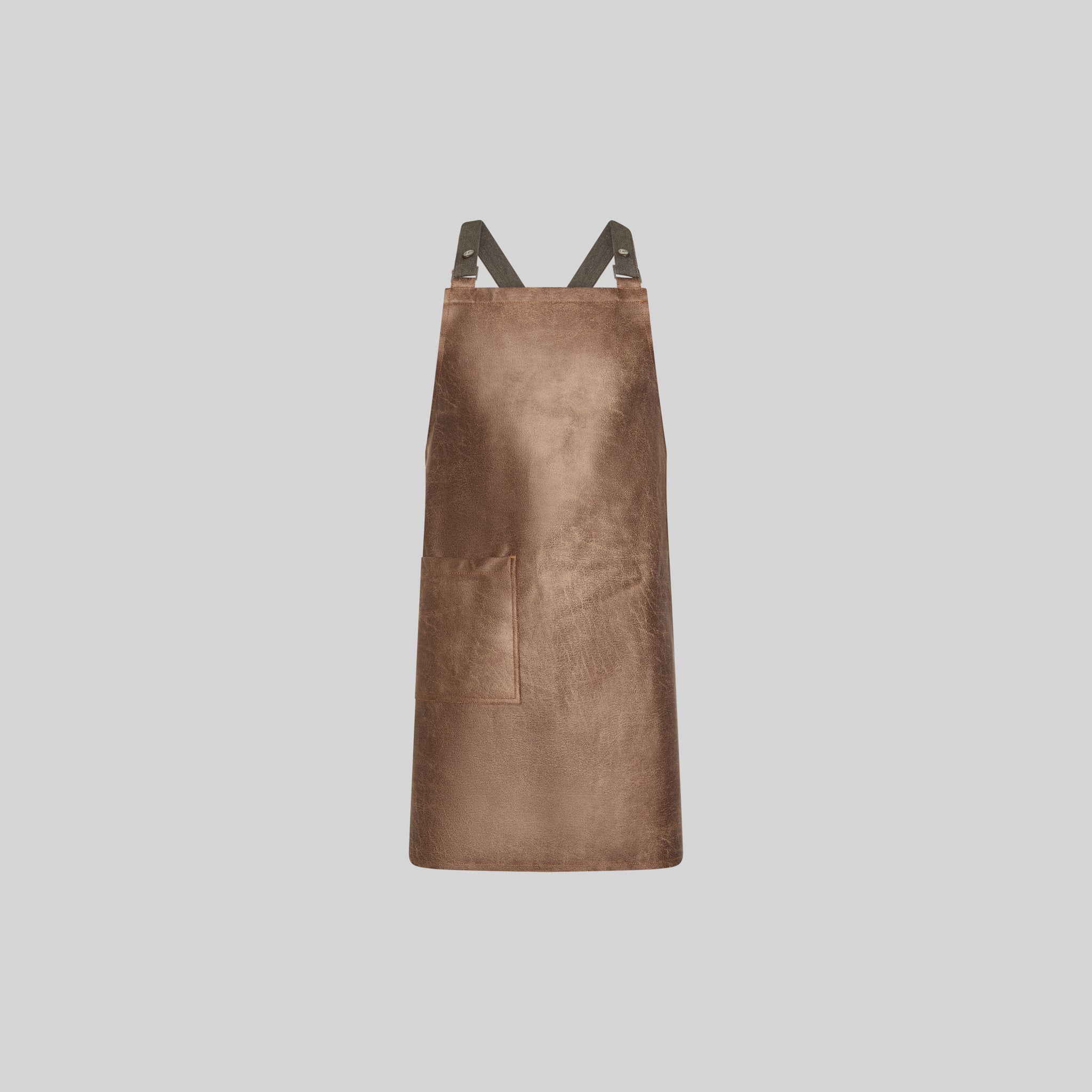 GARY'S Arabia tablier bavette cuir recyclé 74x70 cm noir