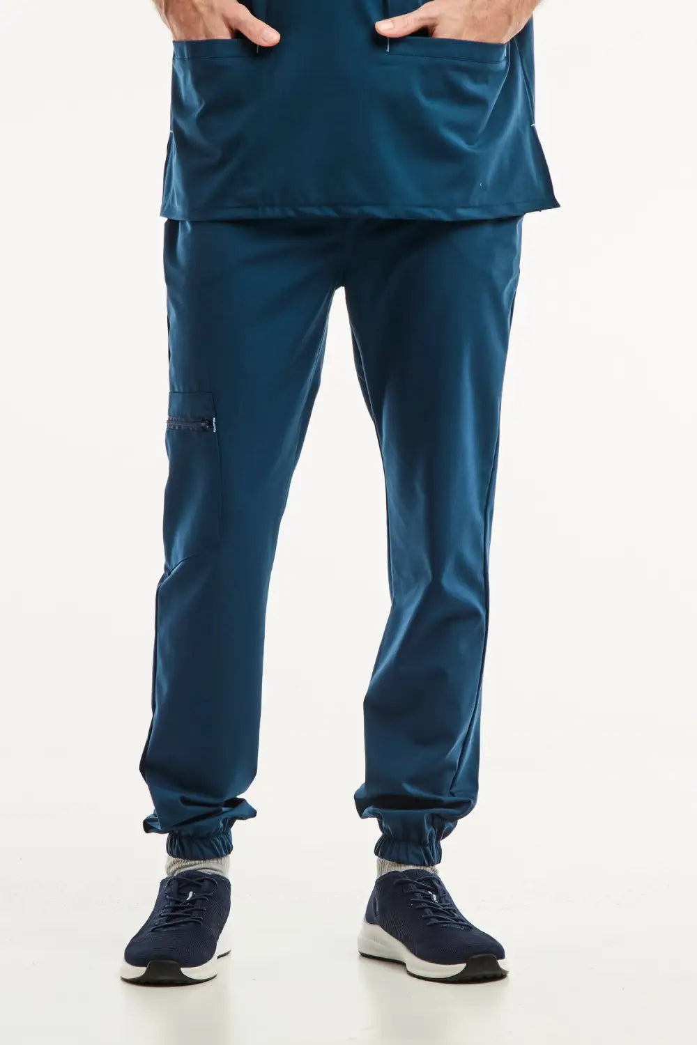 Aelin Slimfit NEW pantalon médical homme bleu turquoise
