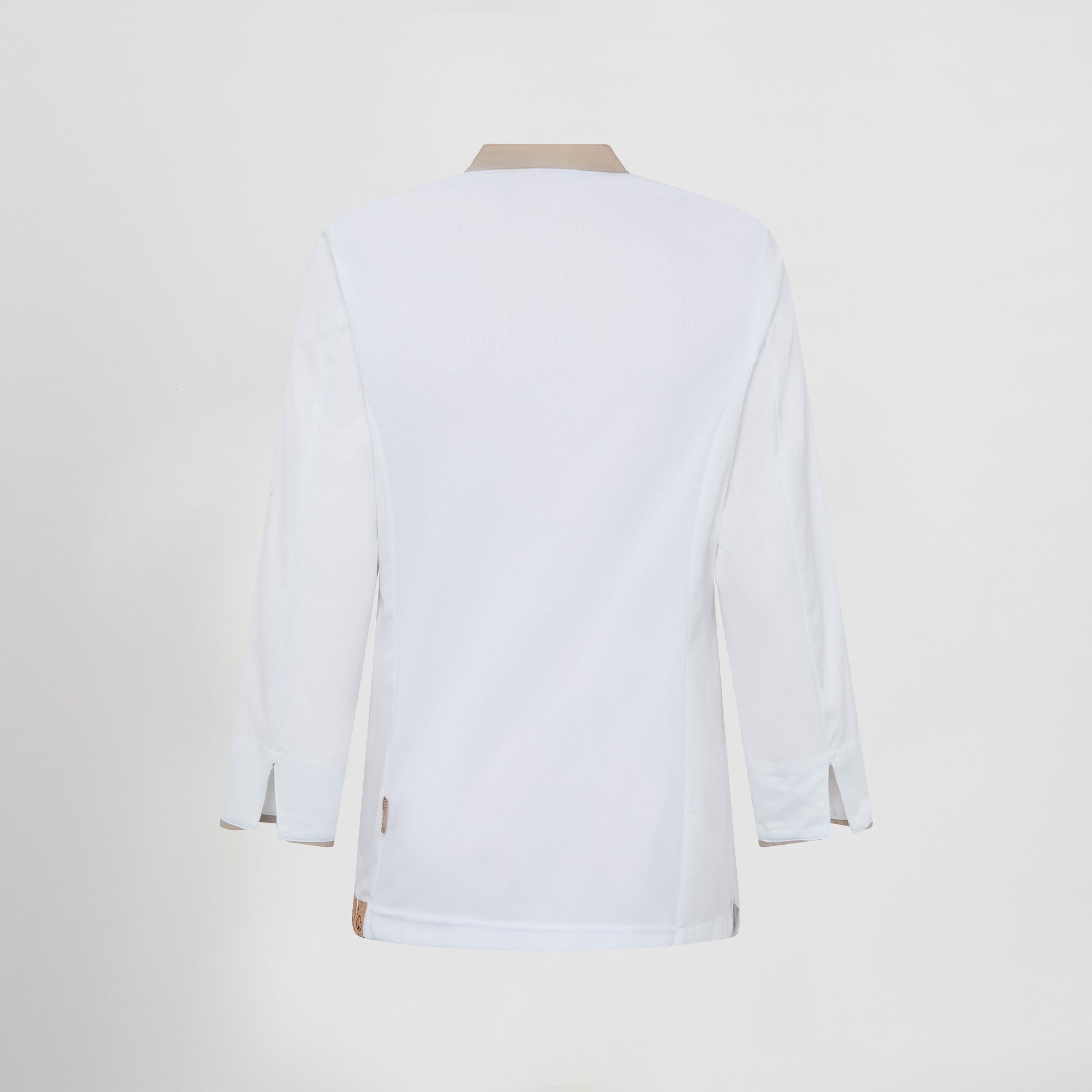 Gary's Anaya veste cuisine femme gris perla coton bio