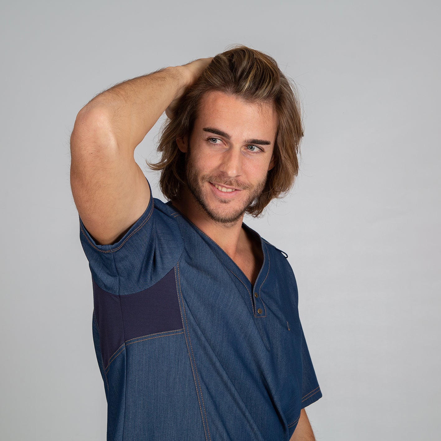 Gary's Blouses blouse Darío homme tejano manches courtes