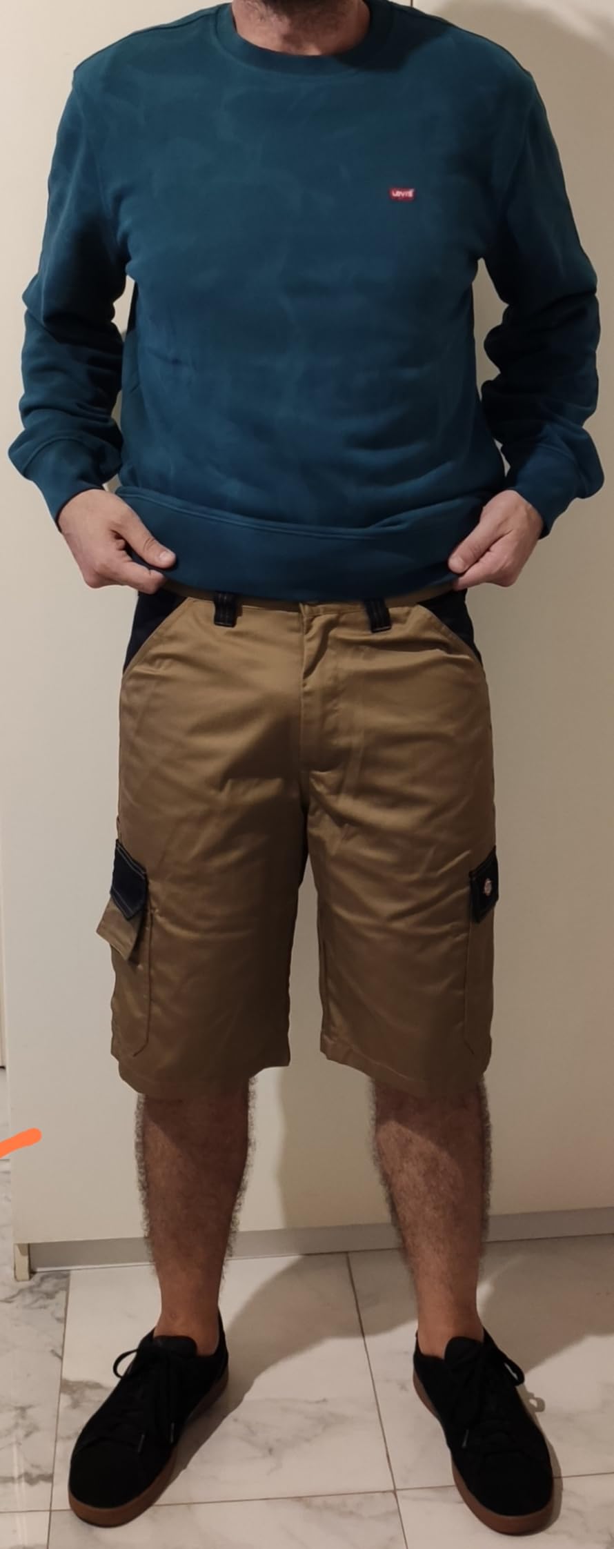 Dickies Short de travail noir cargo taille 34W