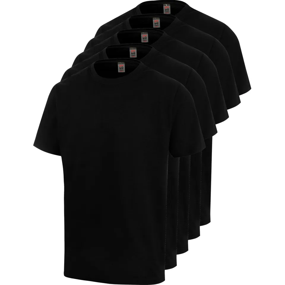 Würth MODYF Les Essentiels Lot 5 Tee-Shirts Travail Noir