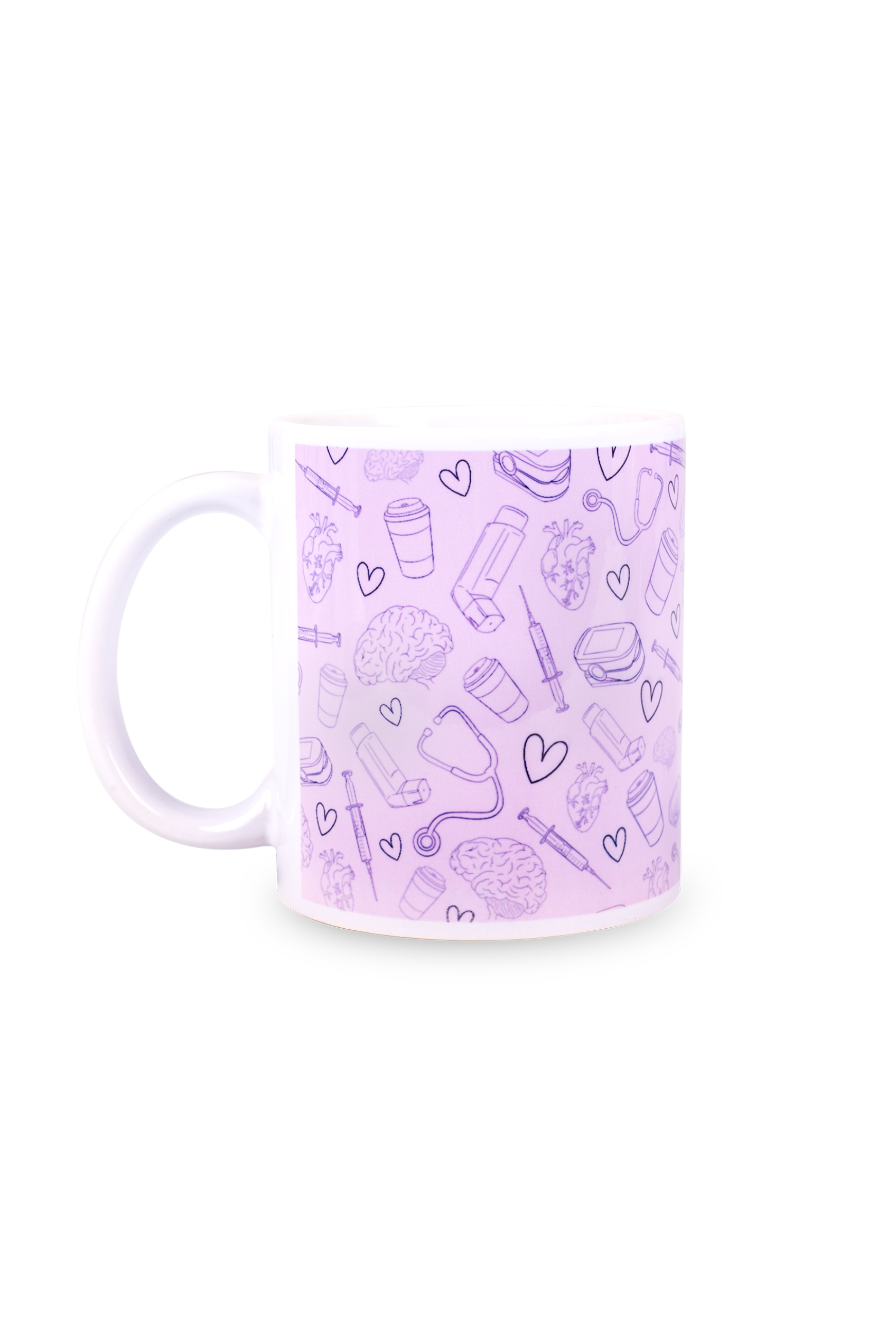 Enfermania Regalos Tasse céramique lila 350 ml