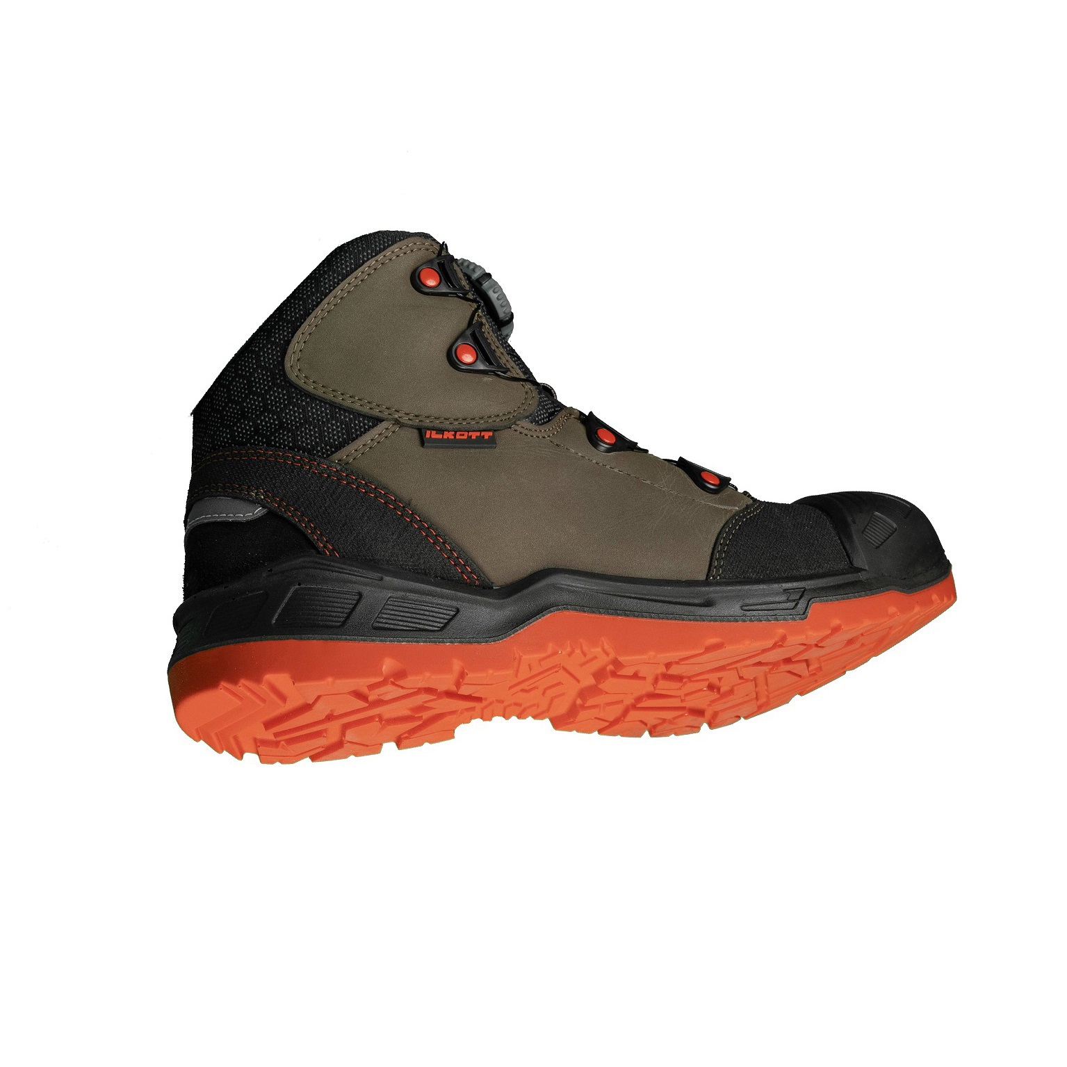 ILKOTT Modèle G chaussure sécurité Mid marron nubuck