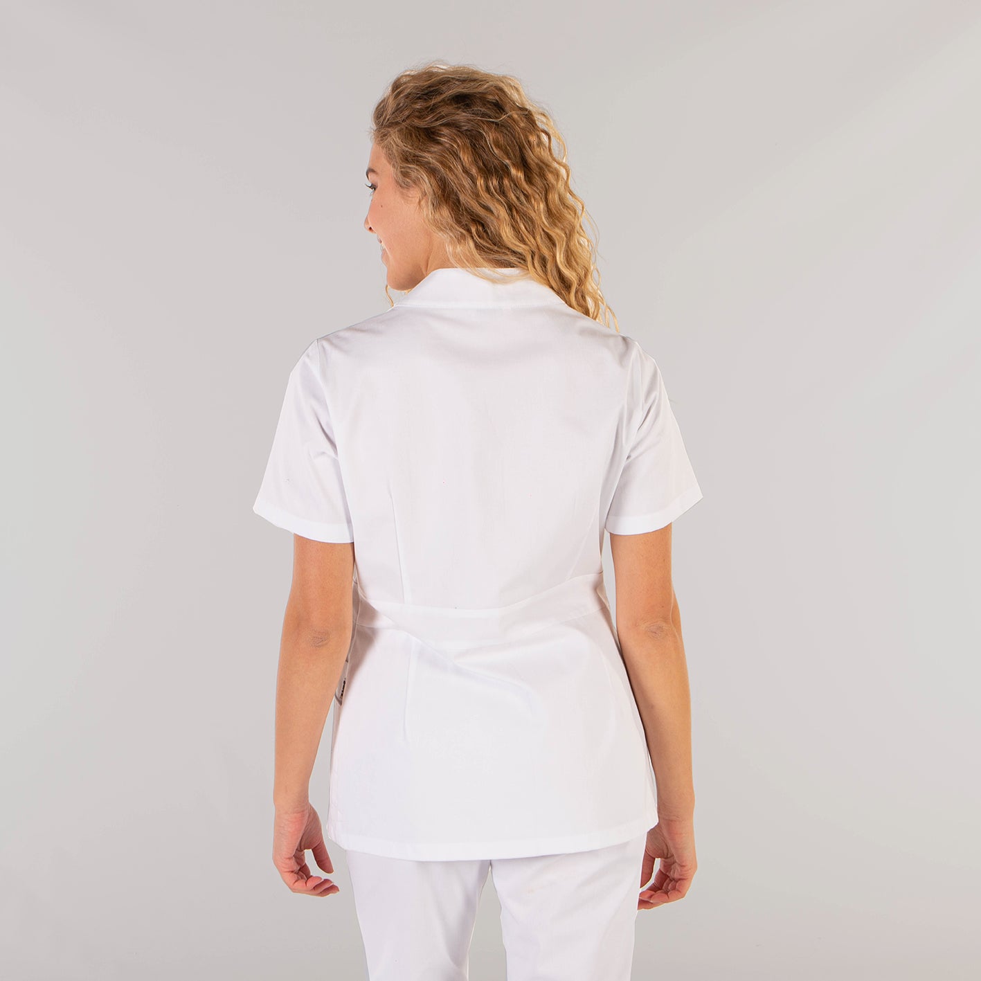 GARY'S Amanda blouse médicale femme blanche manches courtes