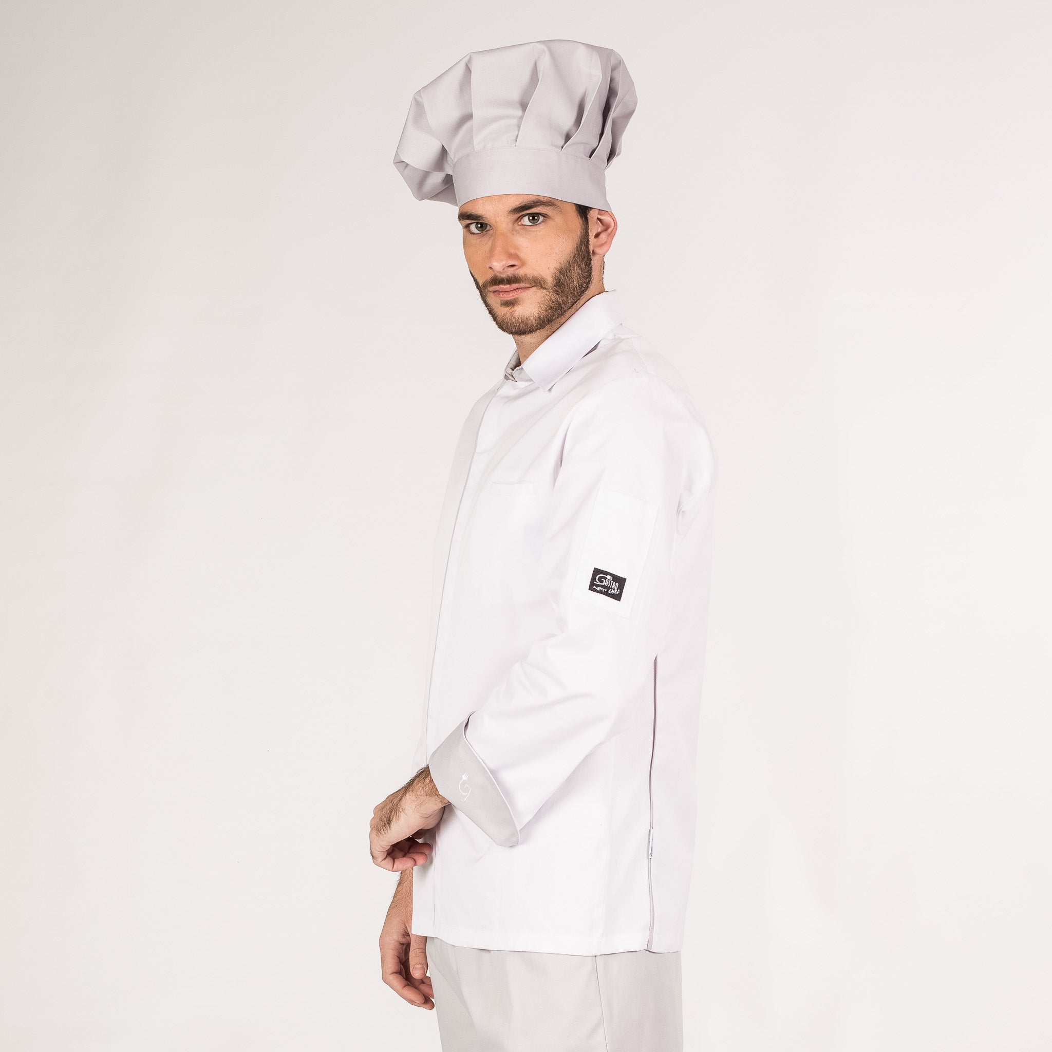 GARY'S Chef Jackets Zeus veste cuisinier noir coton