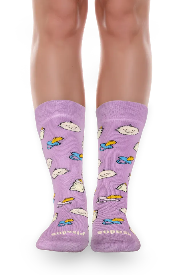 Enfermania Chaussettes Pédiatrie Lavande 36-40 Fantaisie