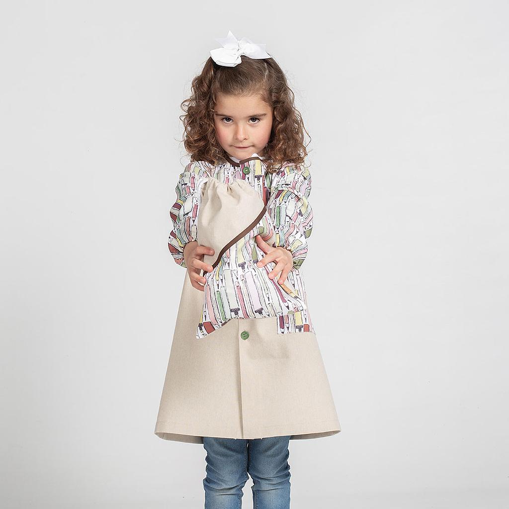 Gary's Rotus sac goûter enfant beige coton bio