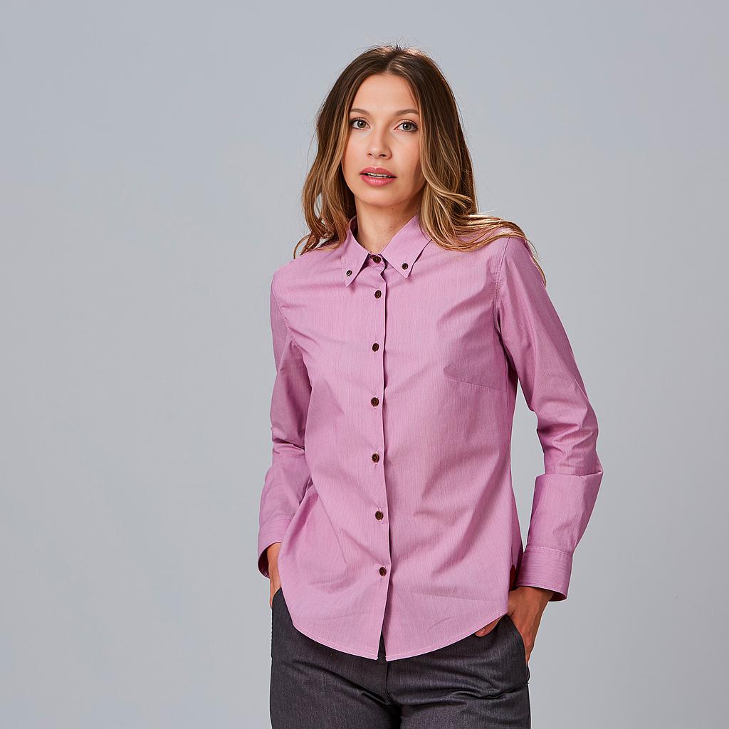 GARY'S Fabiola chemise rayée femme marine coton