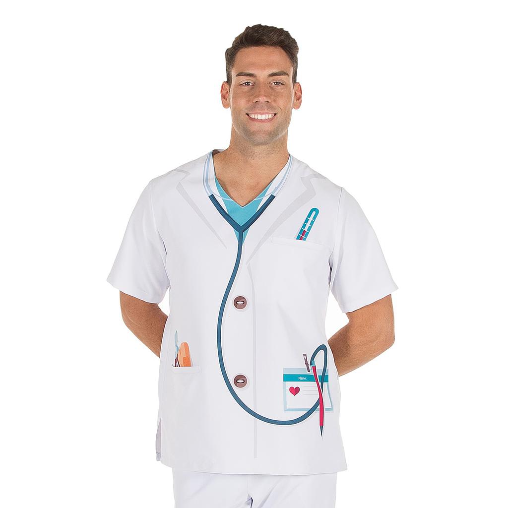 Gary's Berta Tunique Médicale Unisexe Motif Dental Microfibre