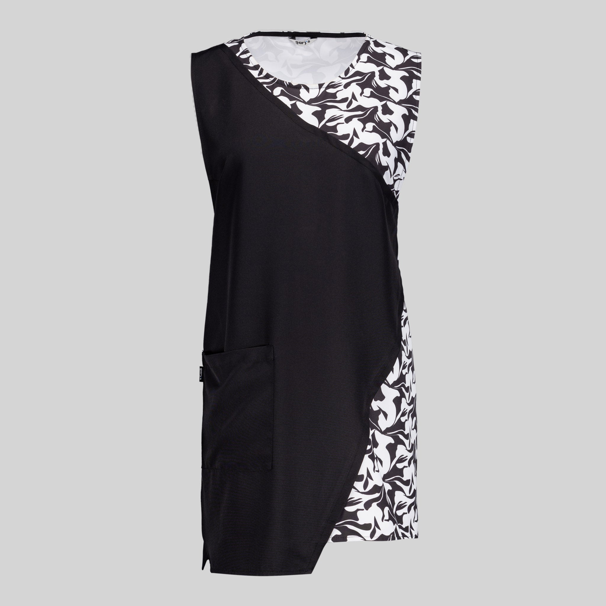 GARY'S Dedalera tunique coiffure noire microfibre