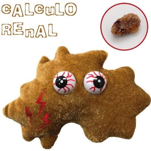 Enfermania Regalos GiantMicrobes peluche calcul rénal 13-18 cm
