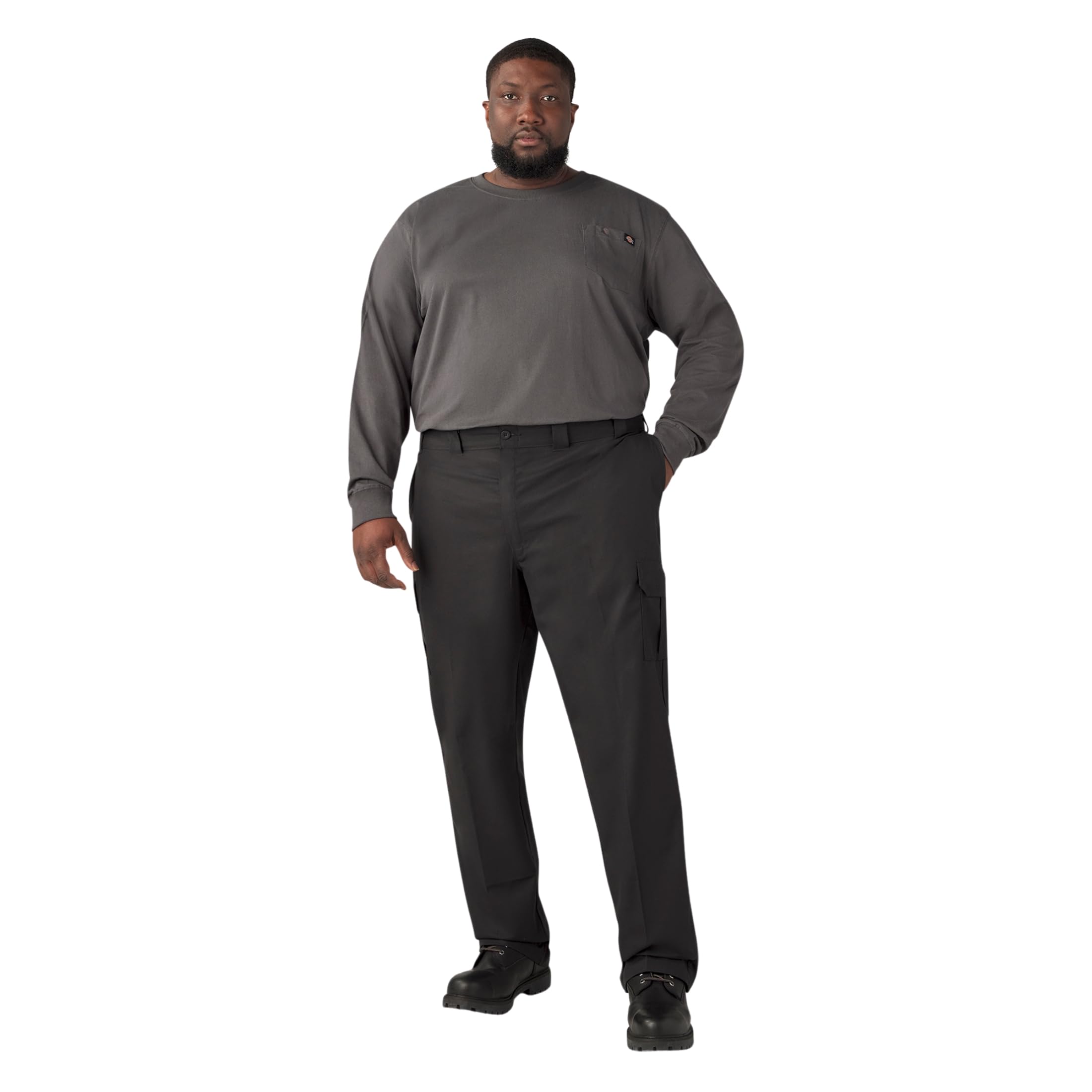 Dickies Slim cargo pantalon travail homme noir