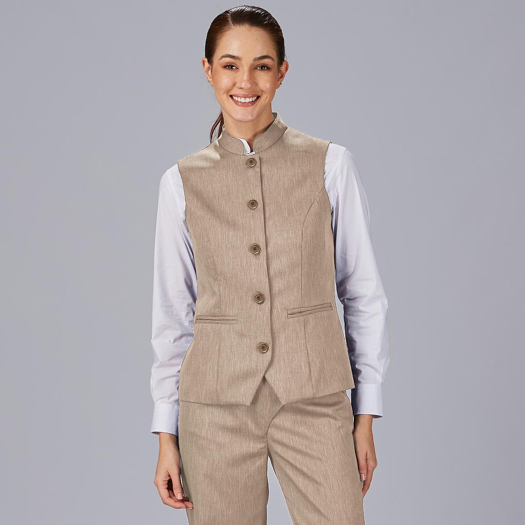 Gary's Lujan gilet femme col mao marine taille M