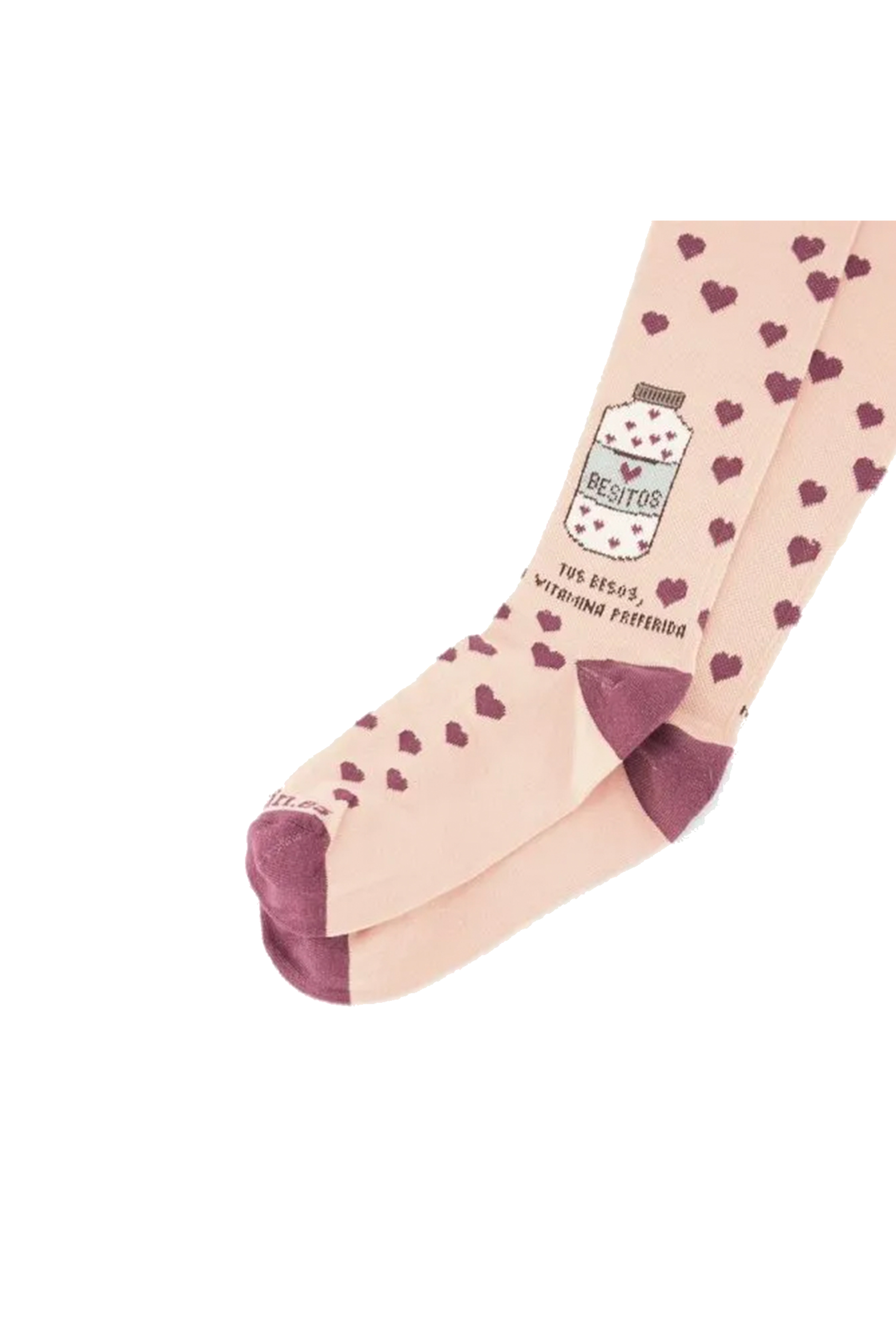 Enfermania Ropa chaussettes compression coeurs taille S/M