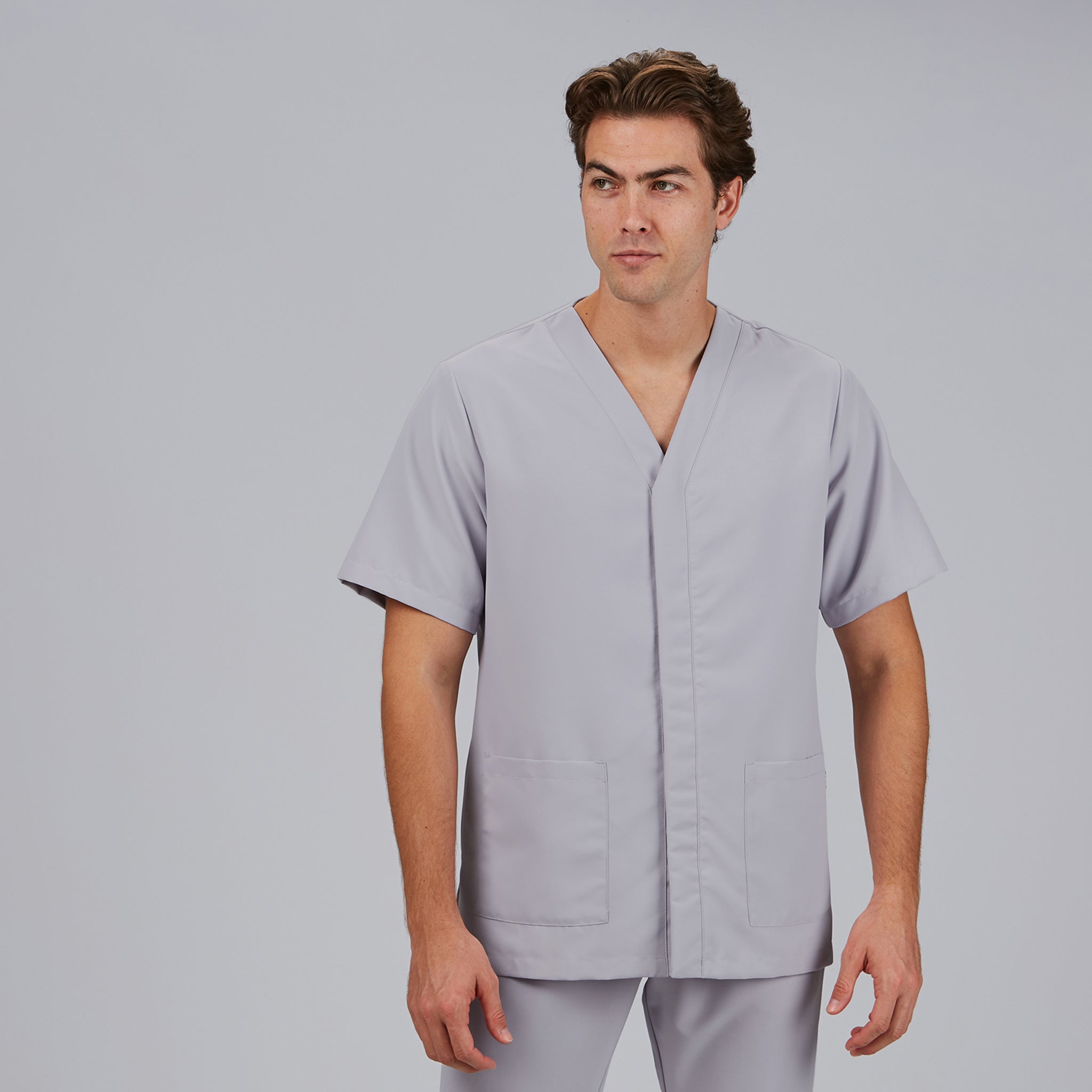 GARY'S Pablo blouse médicale homme blanche microfibre