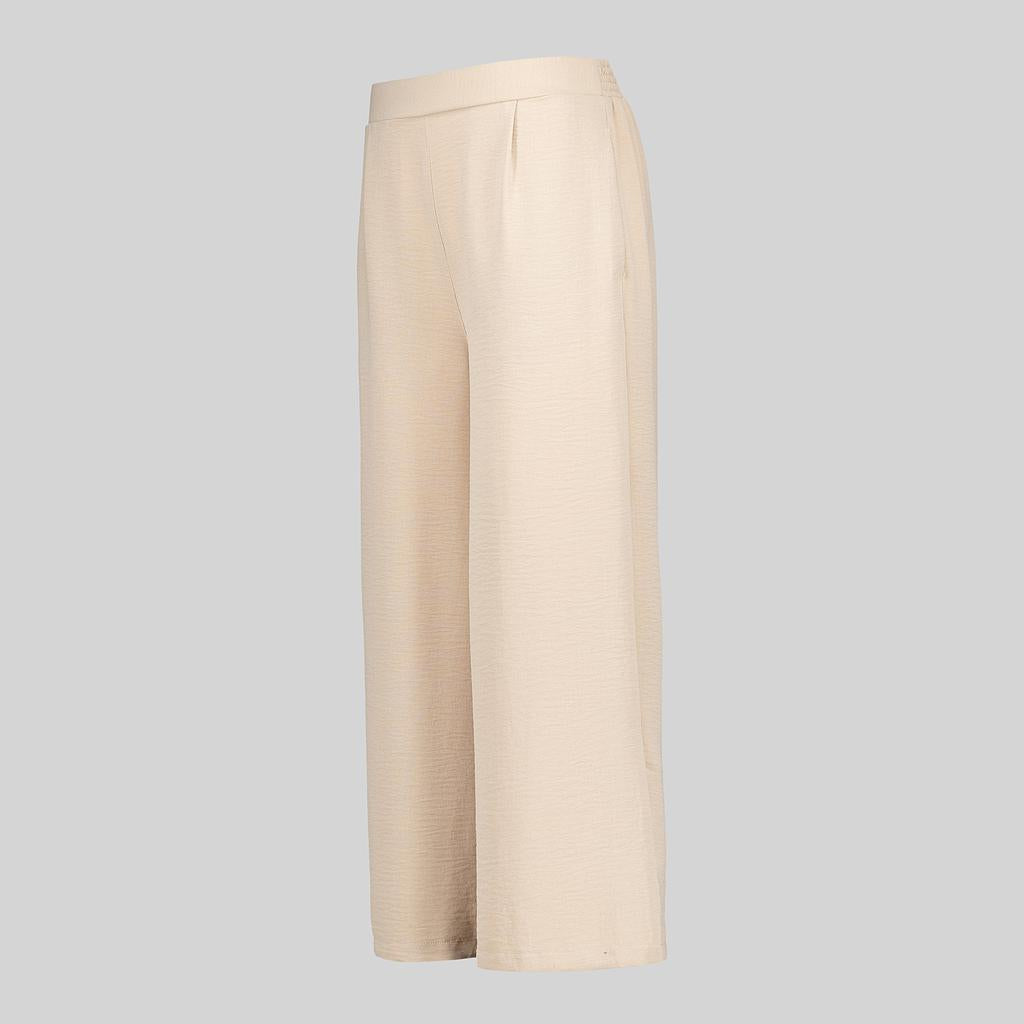 Gary's Pants Culotte Femme pantalon travail beige culotte large